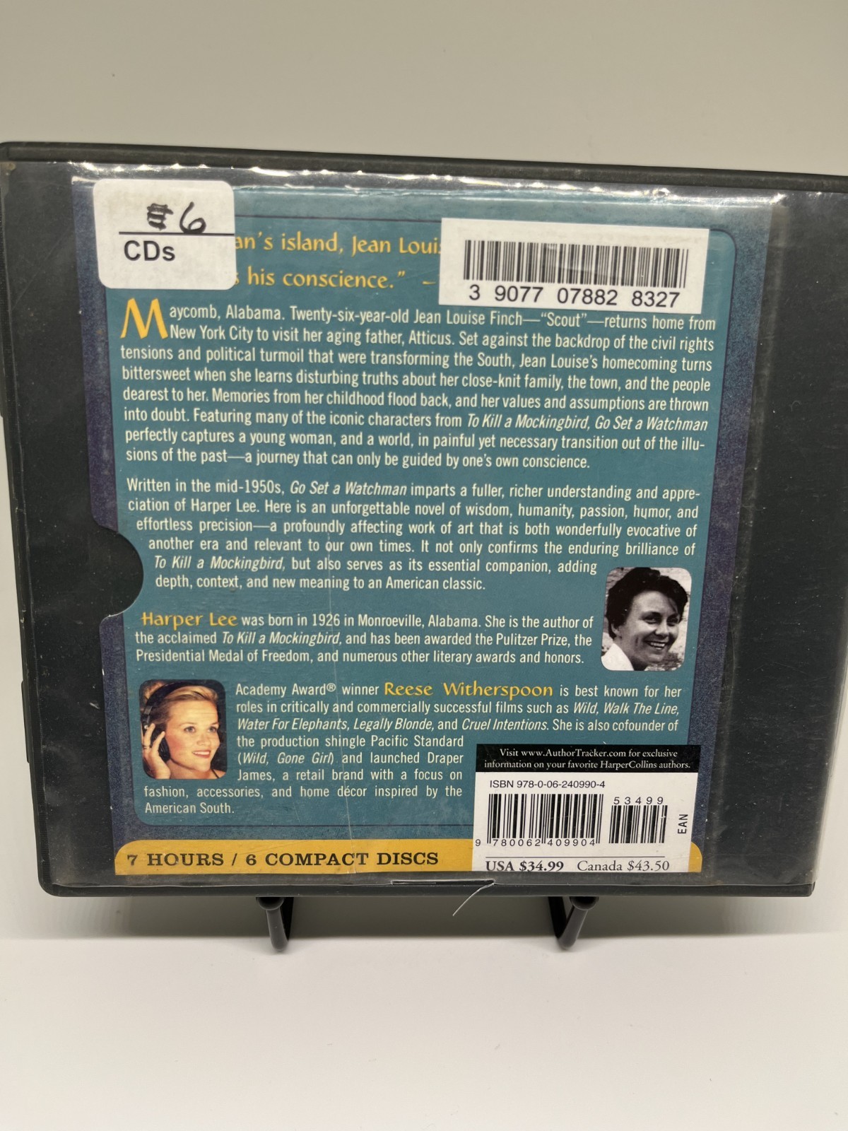 Go Set a Watchman CD : A Novel by Harper Lee (2015, 6 CDs, Unabridged) Very Good