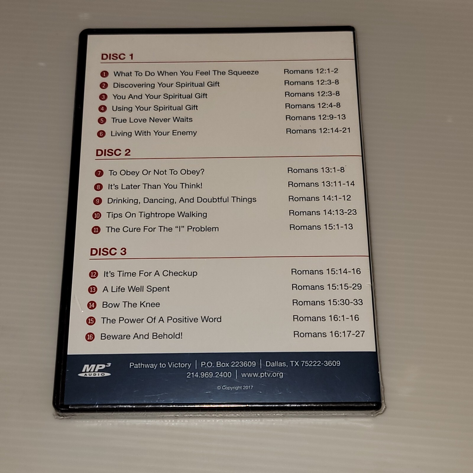 Grace Powered Living by Robert Jeffress MP3 — A Study of the book of Romans