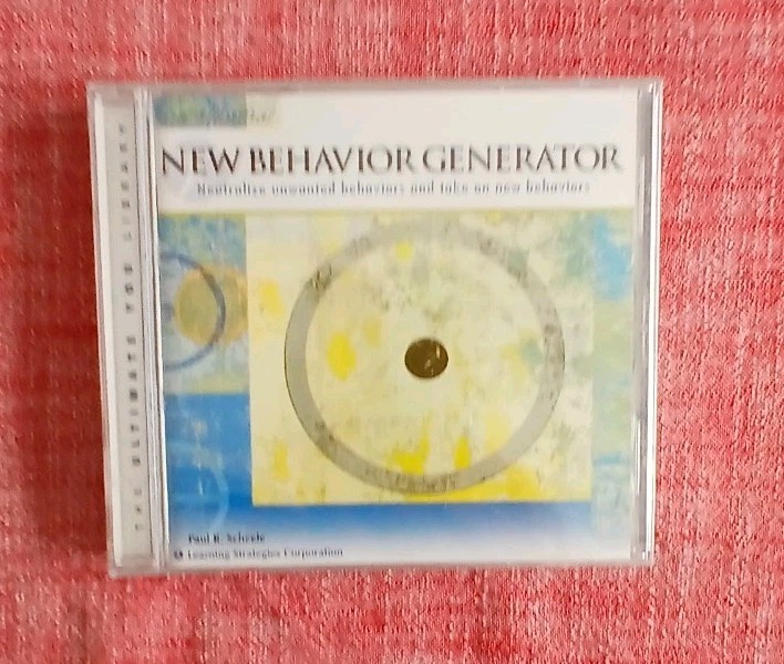 NEW BEHAVIOR GENERATOR Paraliminal Audio CD Paul R. Scheele SEALED
