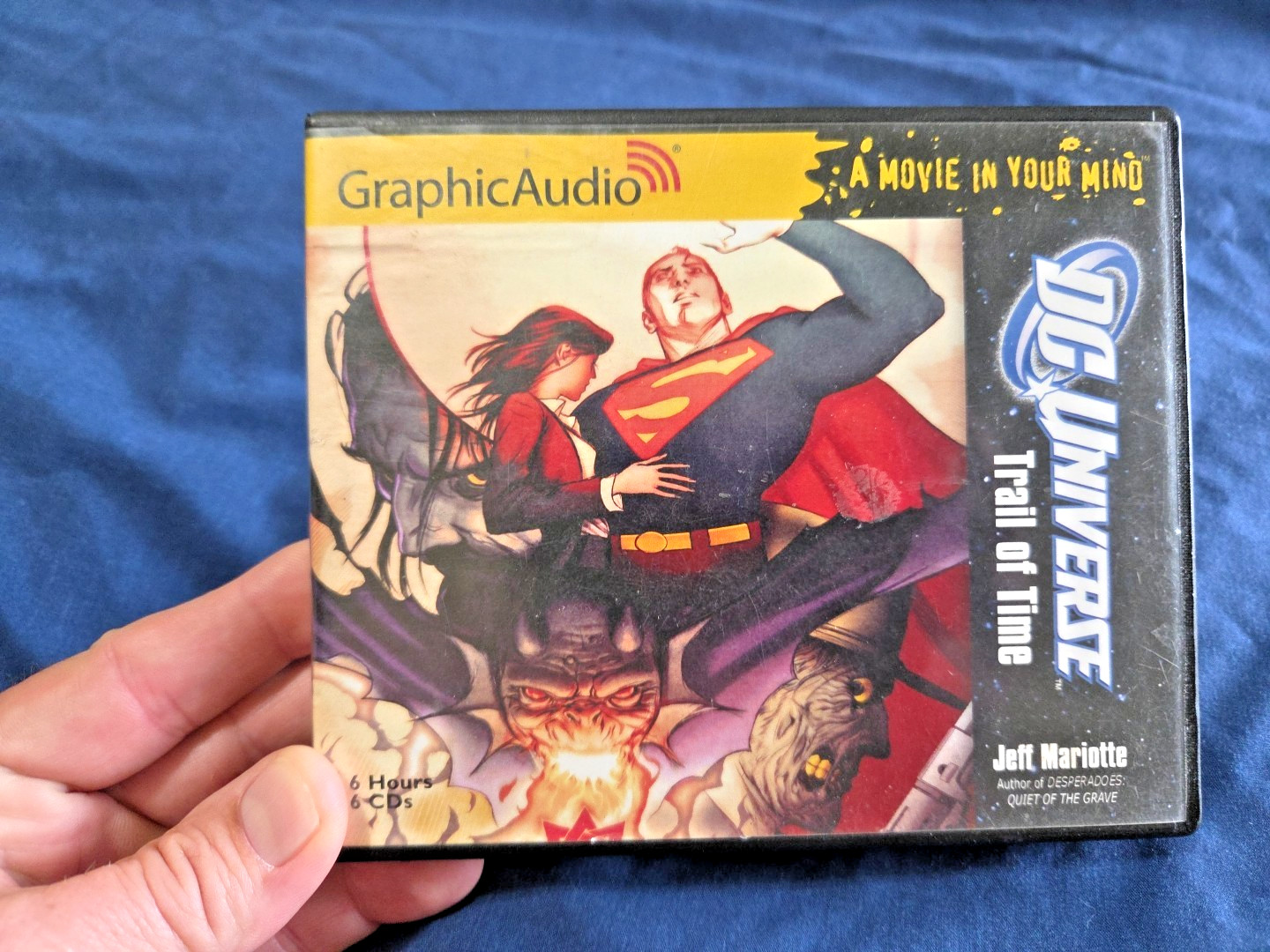 DC Universe Trail of Time by Jeff Mariotte Graphic Audio 6 CDs 6 Hours Superman