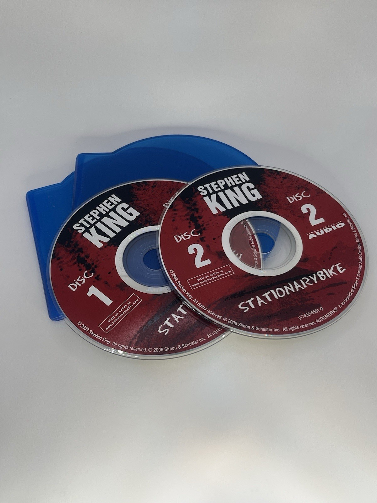 2003 Stephen King 2 CD Stationary Bike Audiobook Audioworks 2006 Simon Schuster