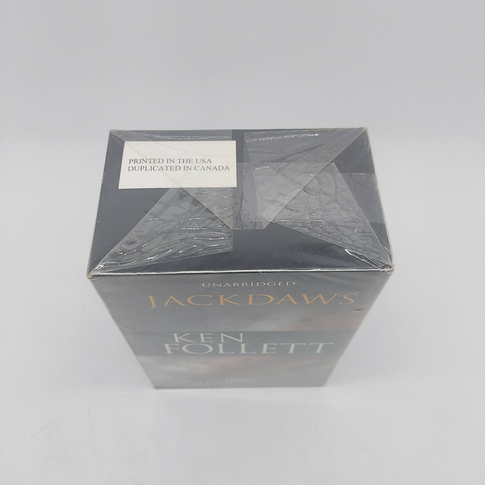 New Sealed Package Jackdaws Ken Follett 2001 Audio Cassette Unabridged Edition