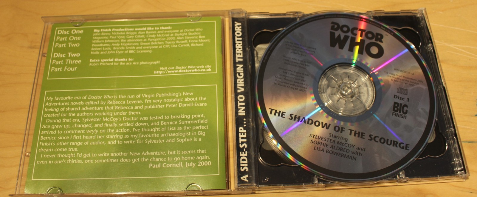 Big Finish Doctor Who Main Range — #013-The Shadow of the Scourge — Audio CD