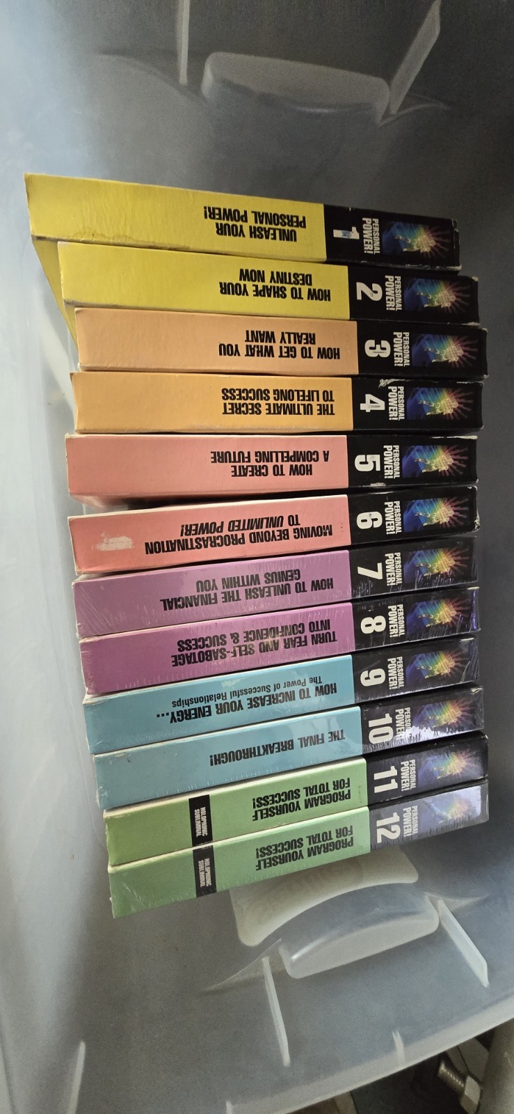Anthony Tony Robbins Unleash Your Personal Power 12 Vol Set Some Still Unopened