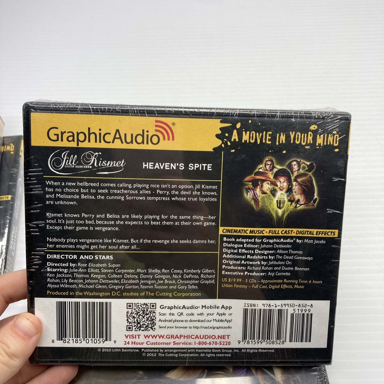 Jill Kismet Series Lilith Saintcrow 2 3 4 5 & 6 SEALED Audiobooks Graphic Audio