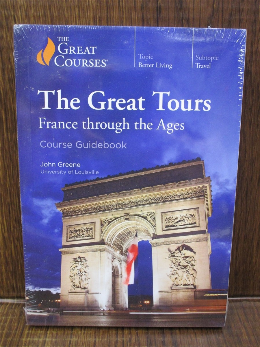 THE GREAT COURSES 4 DVD + Guidebook The Great Tours France Through The Ages