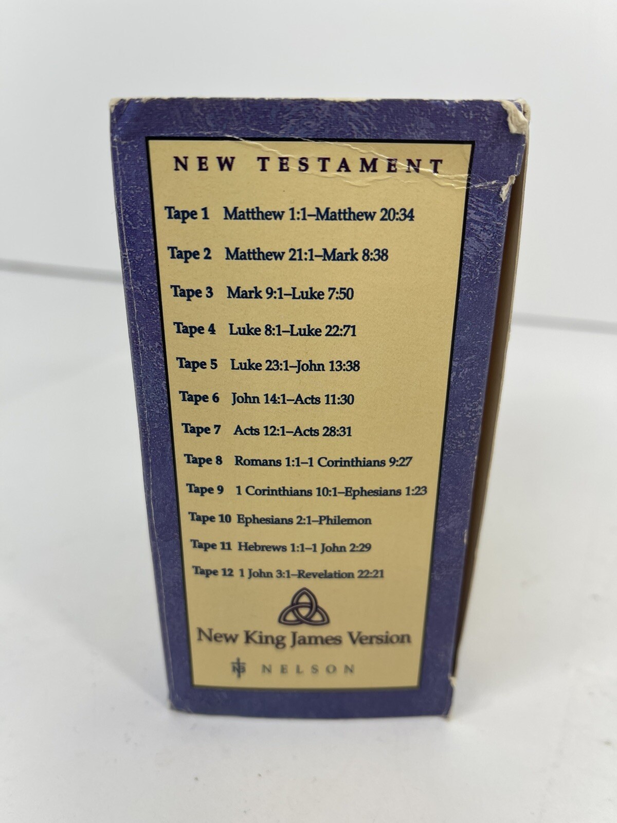 1985 Thomas Nelson NKJV New Testament 12 Audio Cassettes Cliff Barrows Drama