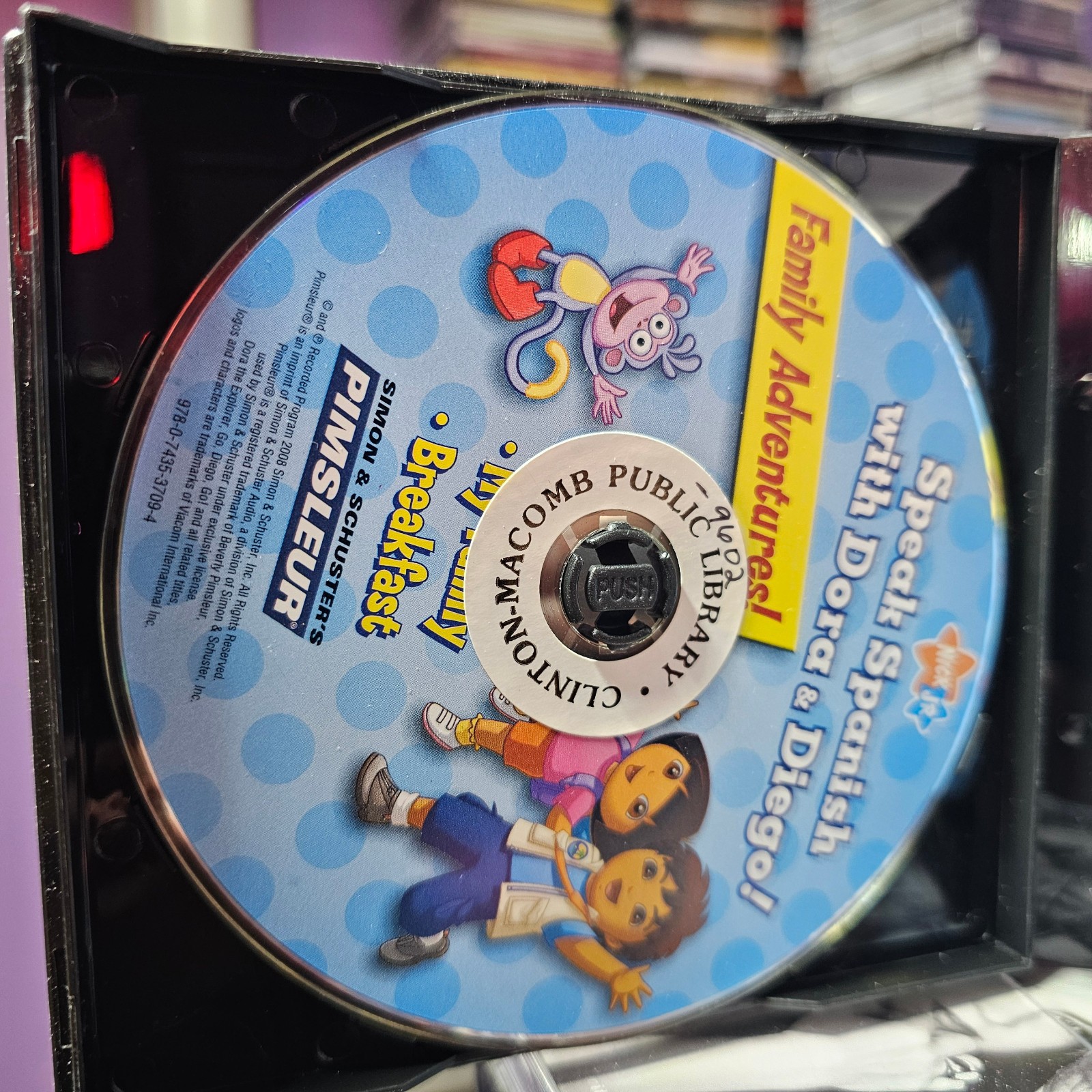 OUT OF PRINT RARE Speak Spanish With Dora And Diego Ex Library 2 CD ROM