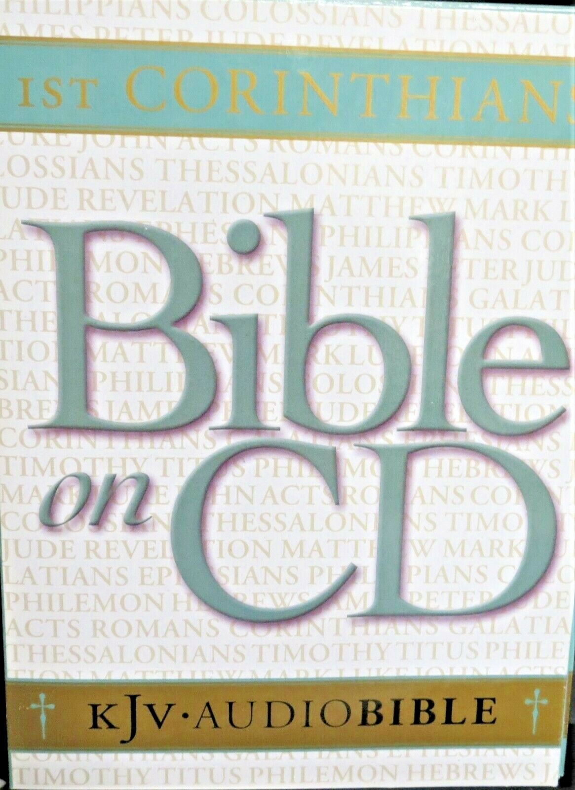 KJV Bible on CD NEW! Audio #12 , 1st Corinthians, Paul, Love, Church Corinth