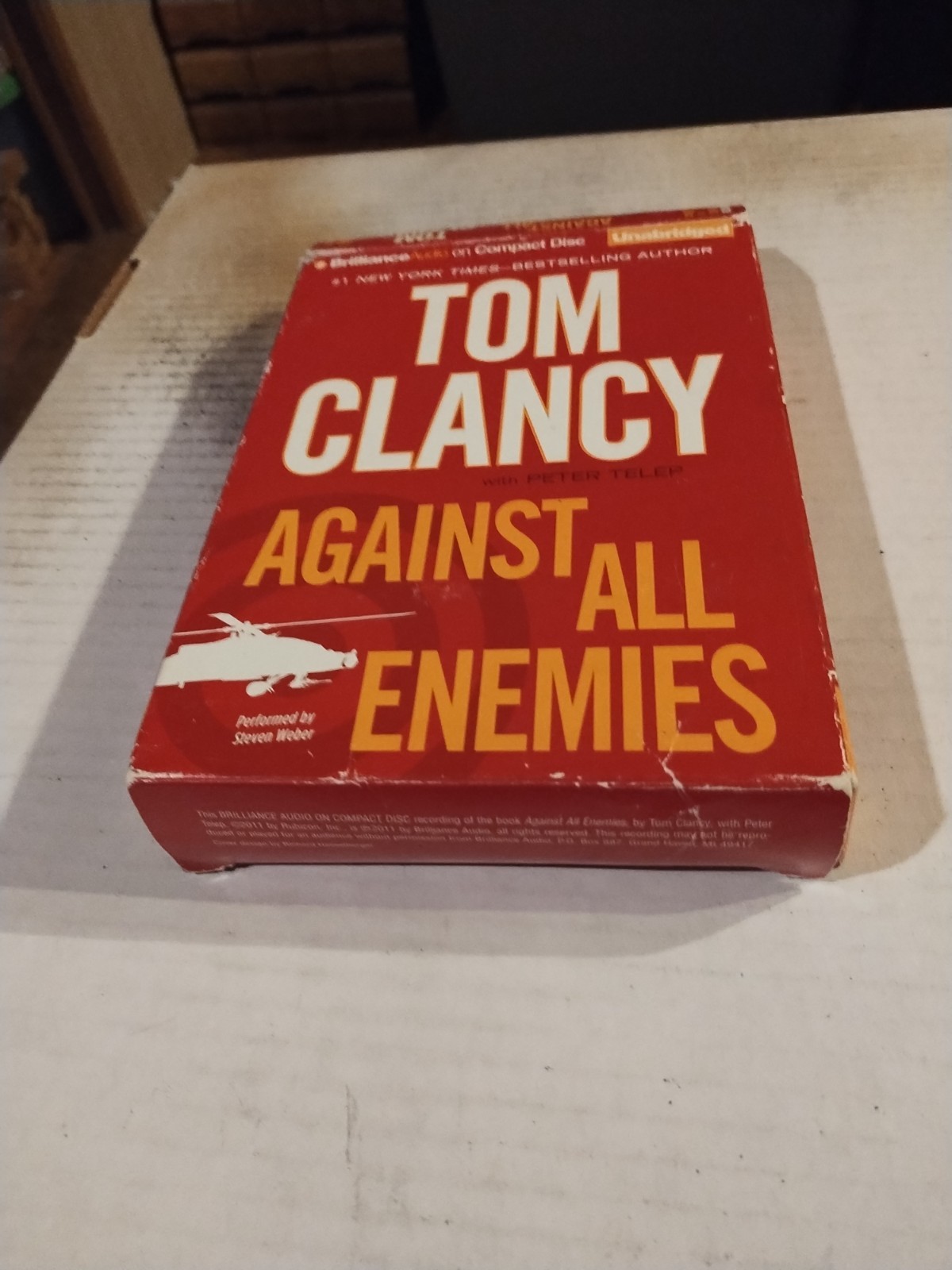 Against All Enemies by Tom Clancy (2011, Compact Disc, Unabridged edition)