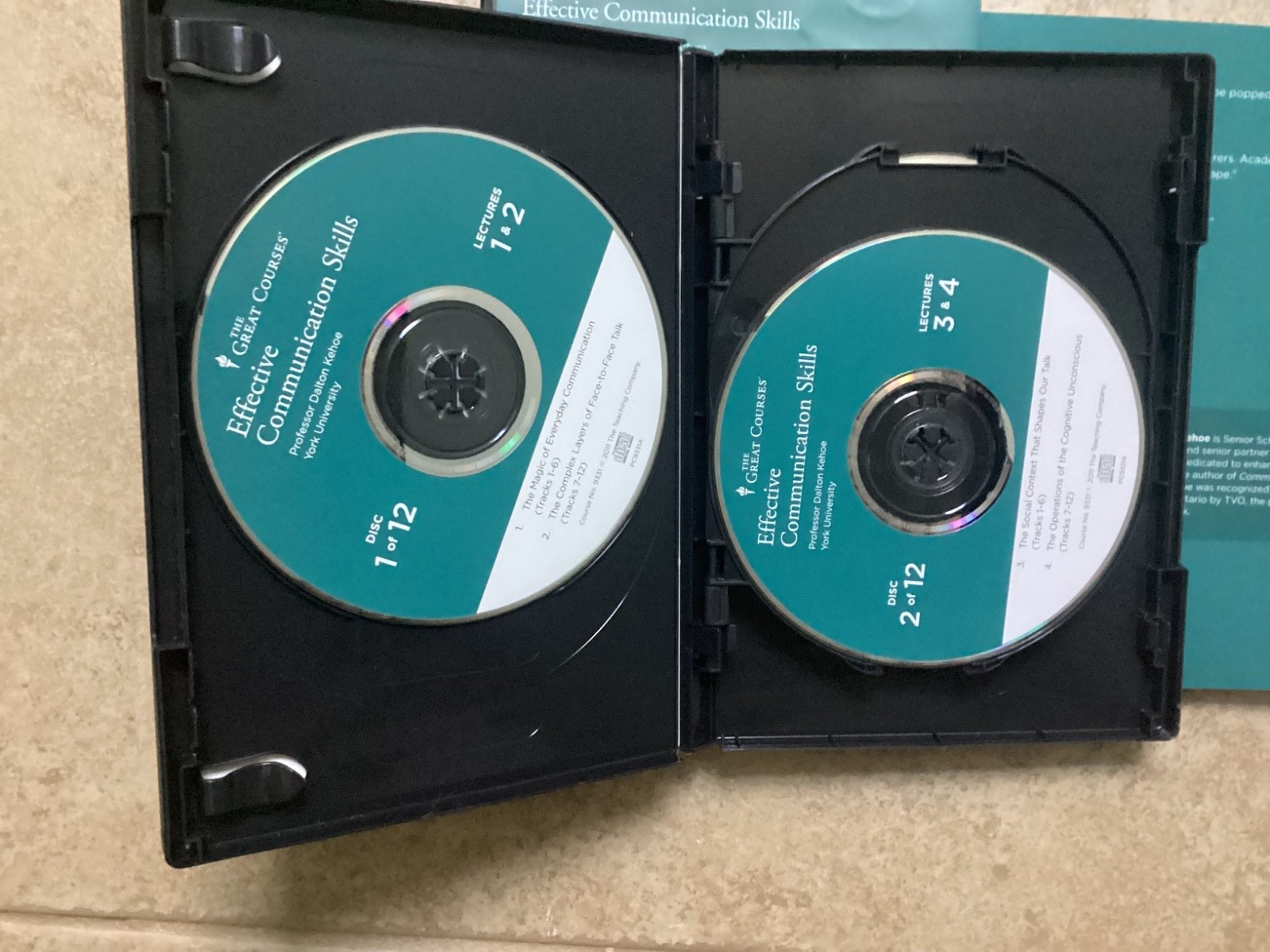 Great Courses EFFECTIVE COMMUNICATION SKILLS New! 12 CDs & Guidebook