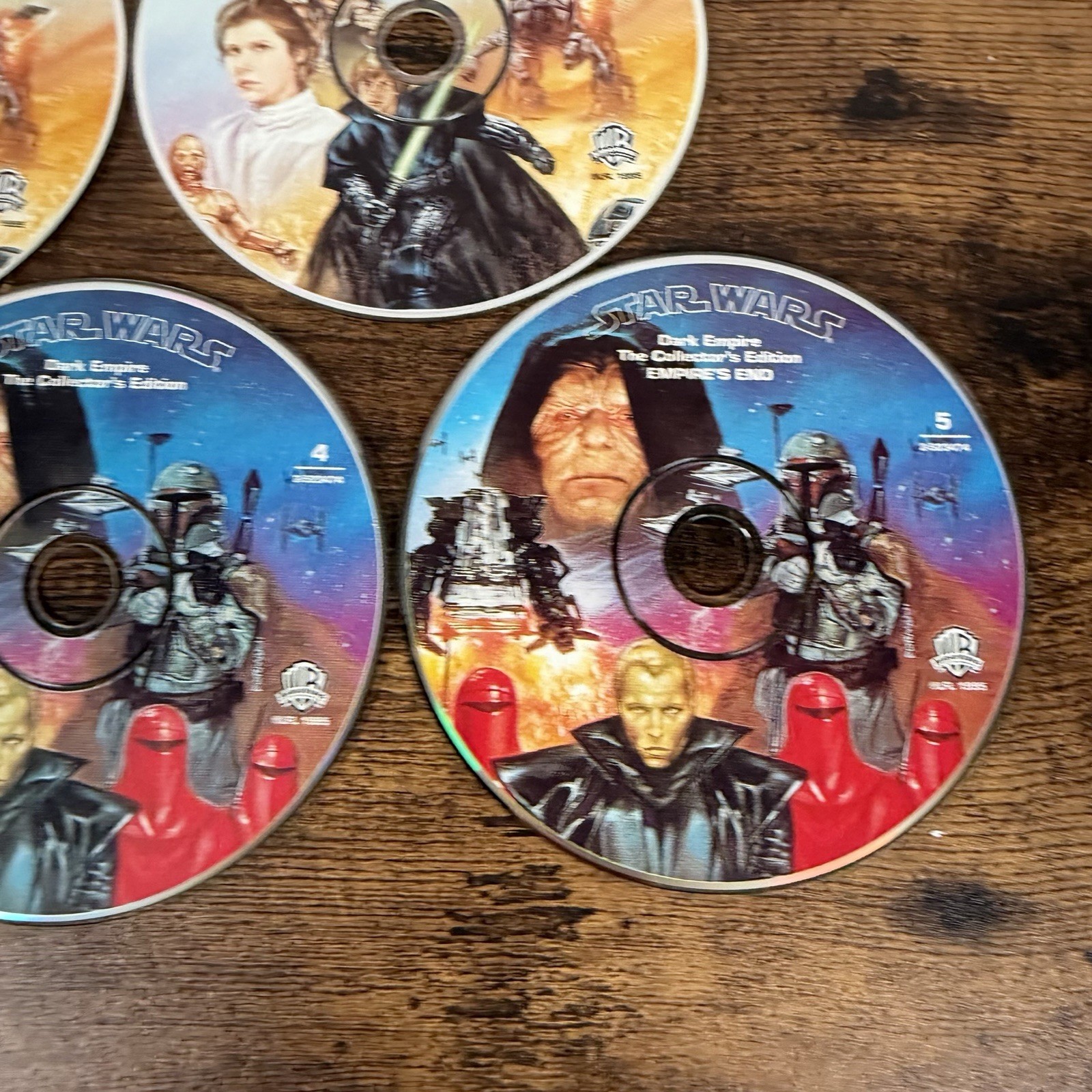 Vintage Star Wars Dark Empire Collector’s Edition 5 CD Box Set | NO BOX Tested!