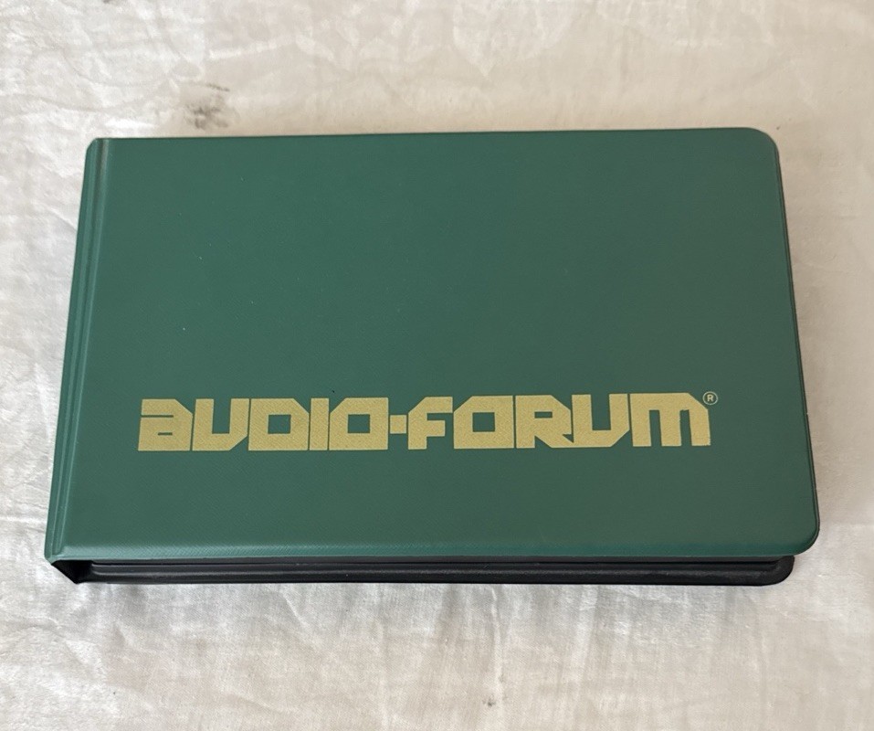 Vintage Audio-Forum Cassette Tapes For Learning French 8-Tapes in Case *Free S/H