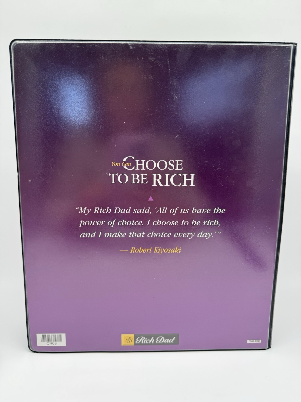 Rich Dad You Can Choose to be Rich 3 Step Guide to Wealth 2 DVDs Robert Kiyosaki