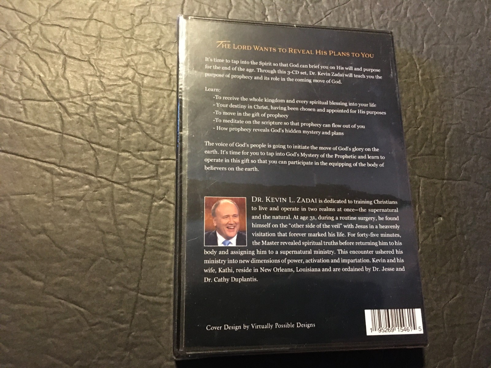Unveiling The Mystery Of The Prophetic Dr. Kevin L. Zadai 3 CD Set Brand New