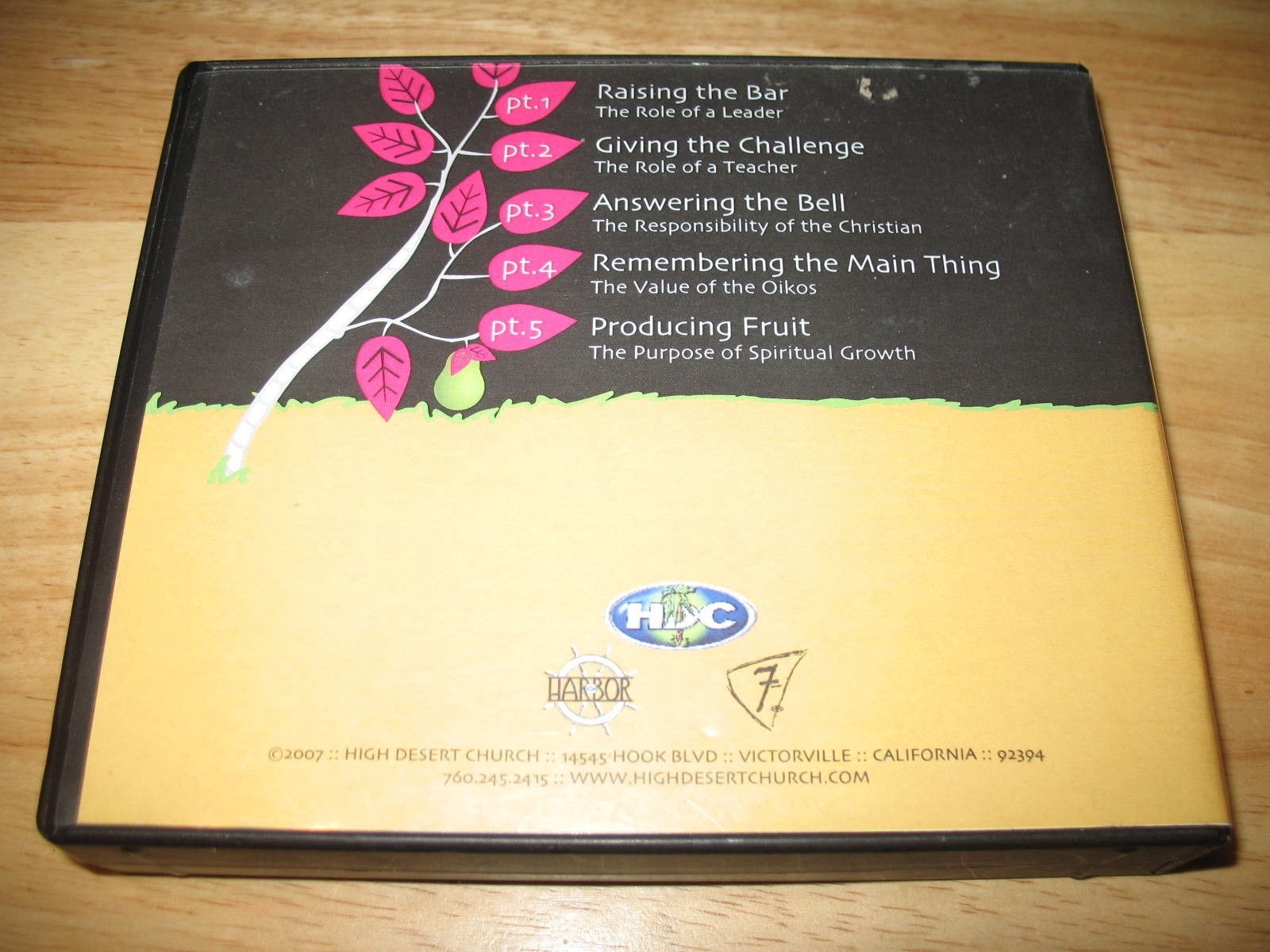 Planted Audio CD Program 5-disc Set 2007 High Desert Church HDC Highlight