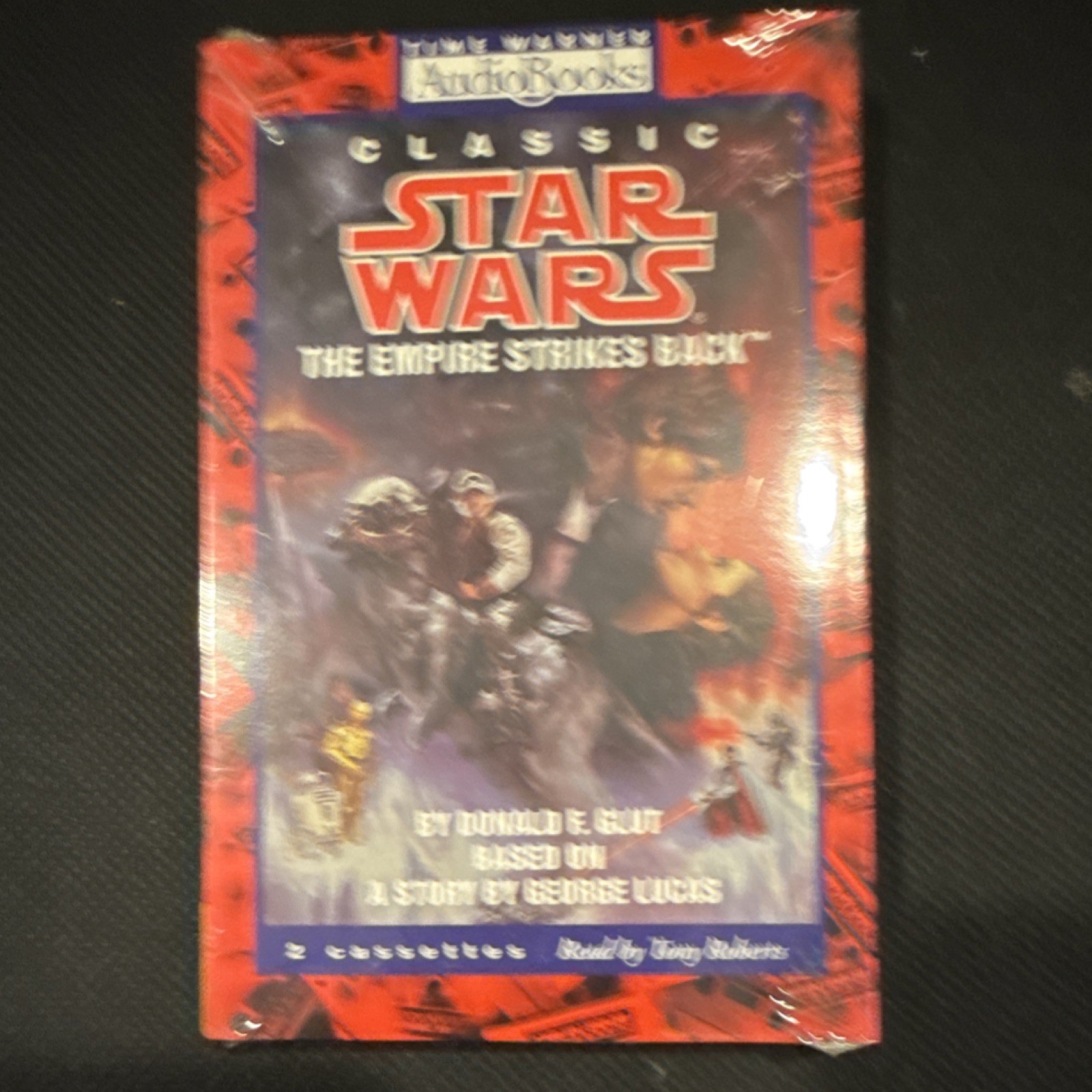 Star Wars: The Empire Strikes Back Audiobook 2 Cassetts Time Warne SEALED
