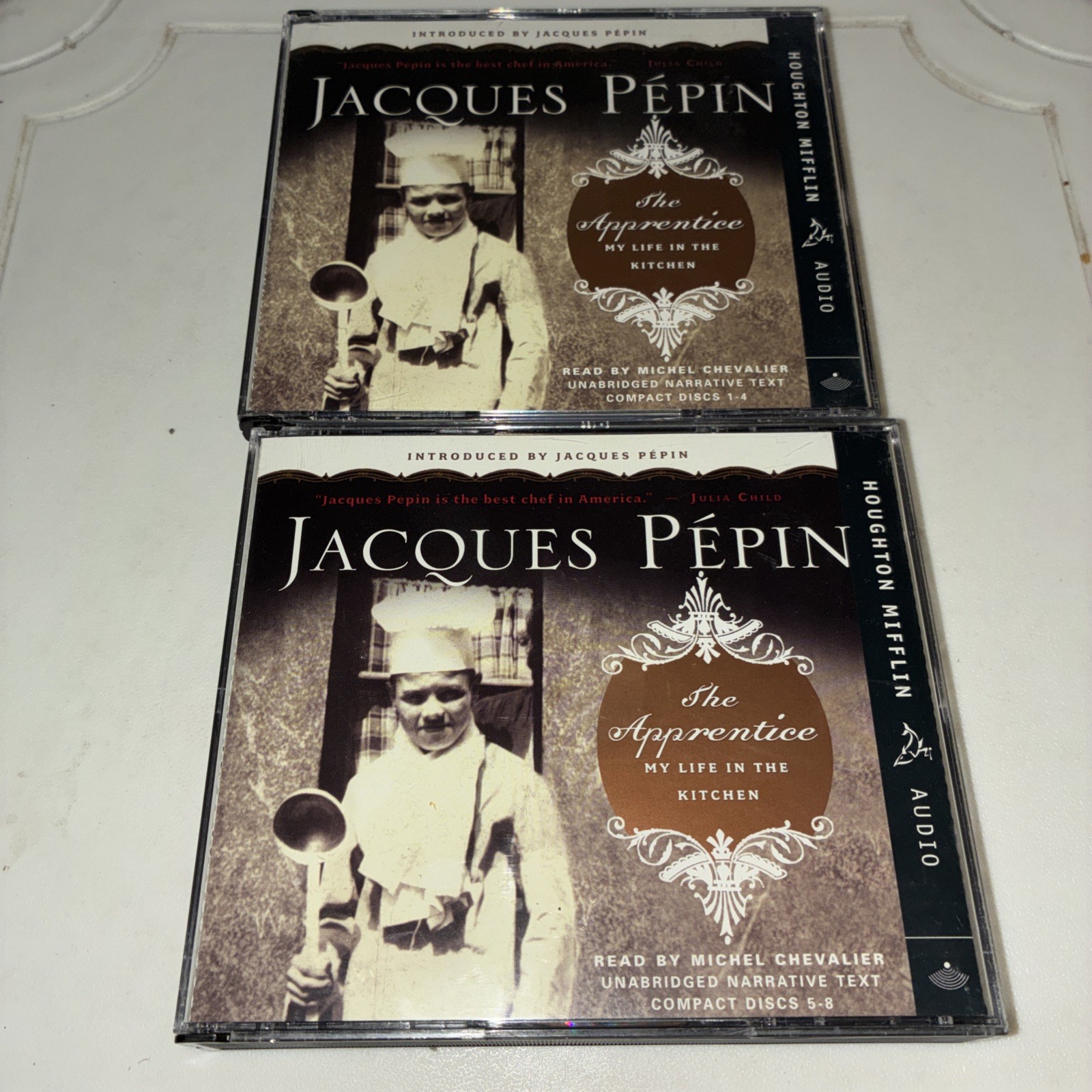 The Apprentice — My Life In The Kitchen — Jacques Pépin — 8 CD Set