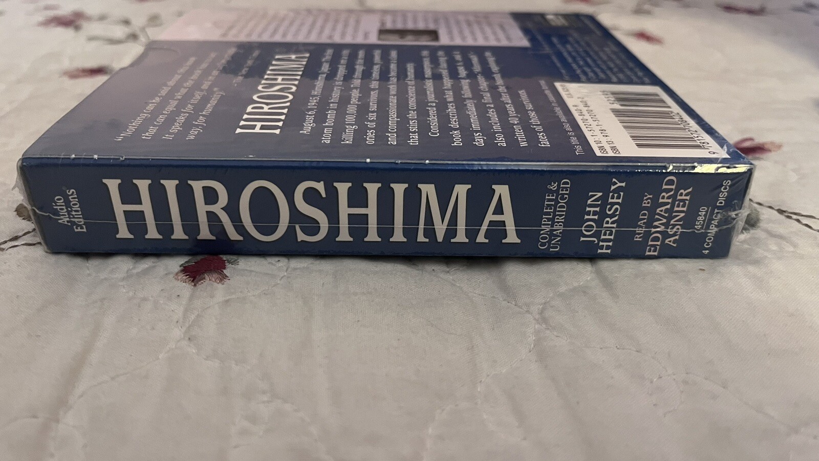 Hiroshima [Audiobook 4 compact discs] 9781572708402- John Hersey..NEW/SEALED