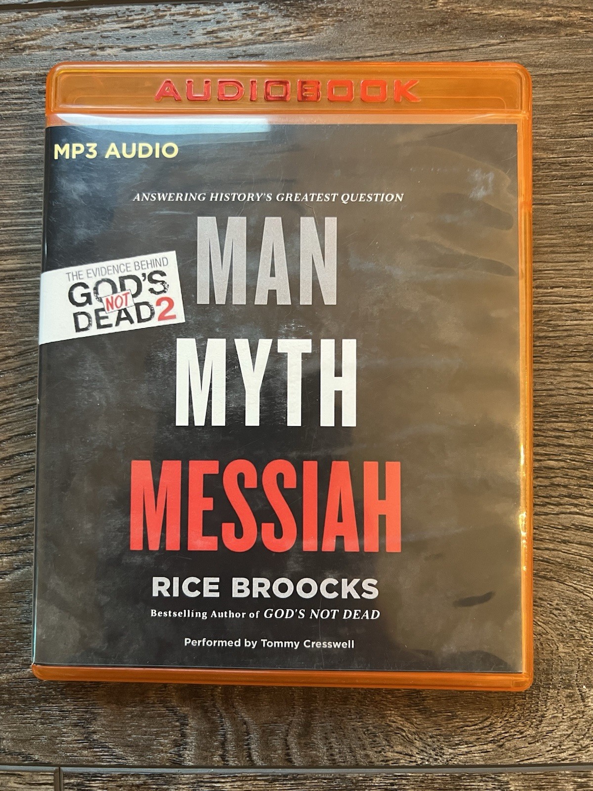 MP3 Audiobook — Man Myth Messiah (Faith, Religion) Thomas Nelson Brilliance