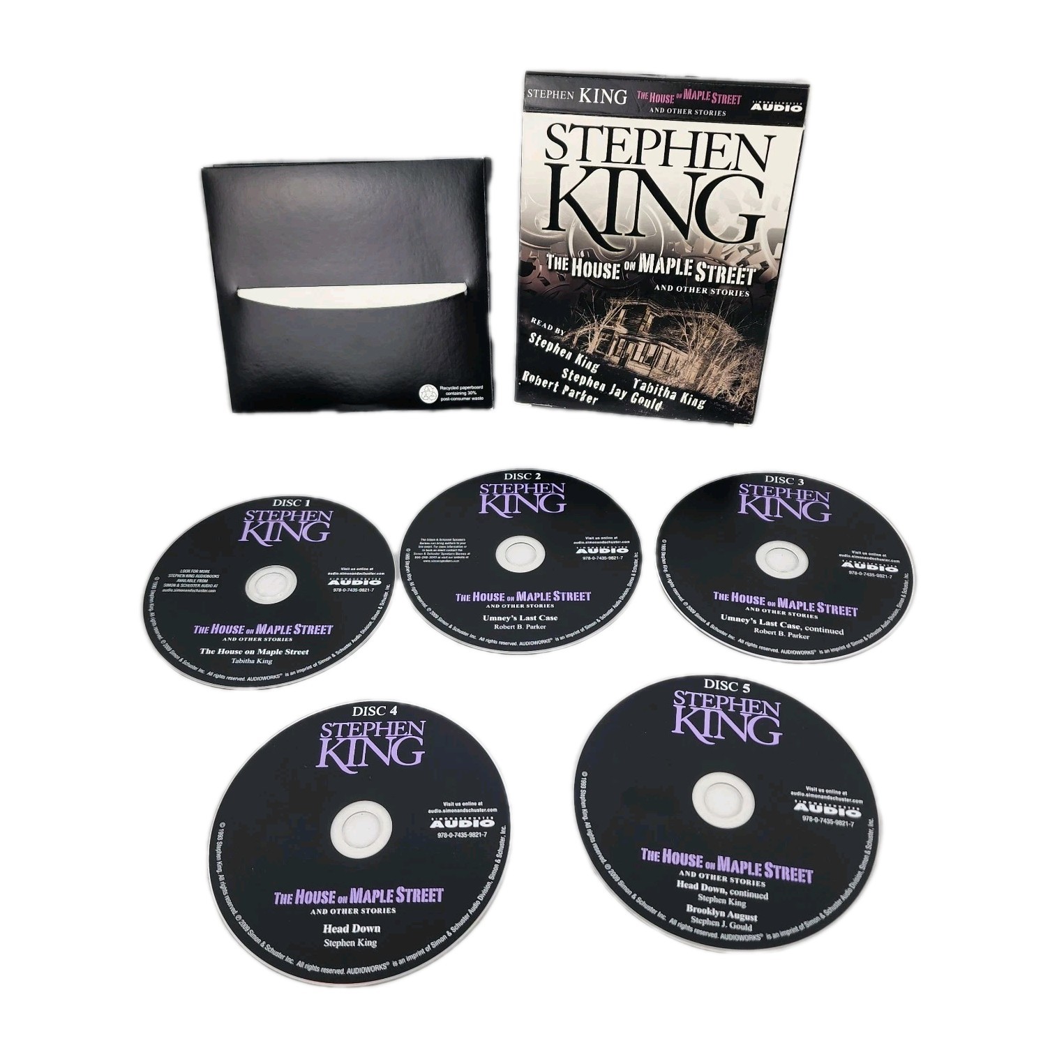 The House on Maple Street: And Other Stories Stephen King Audio Book 5 CD