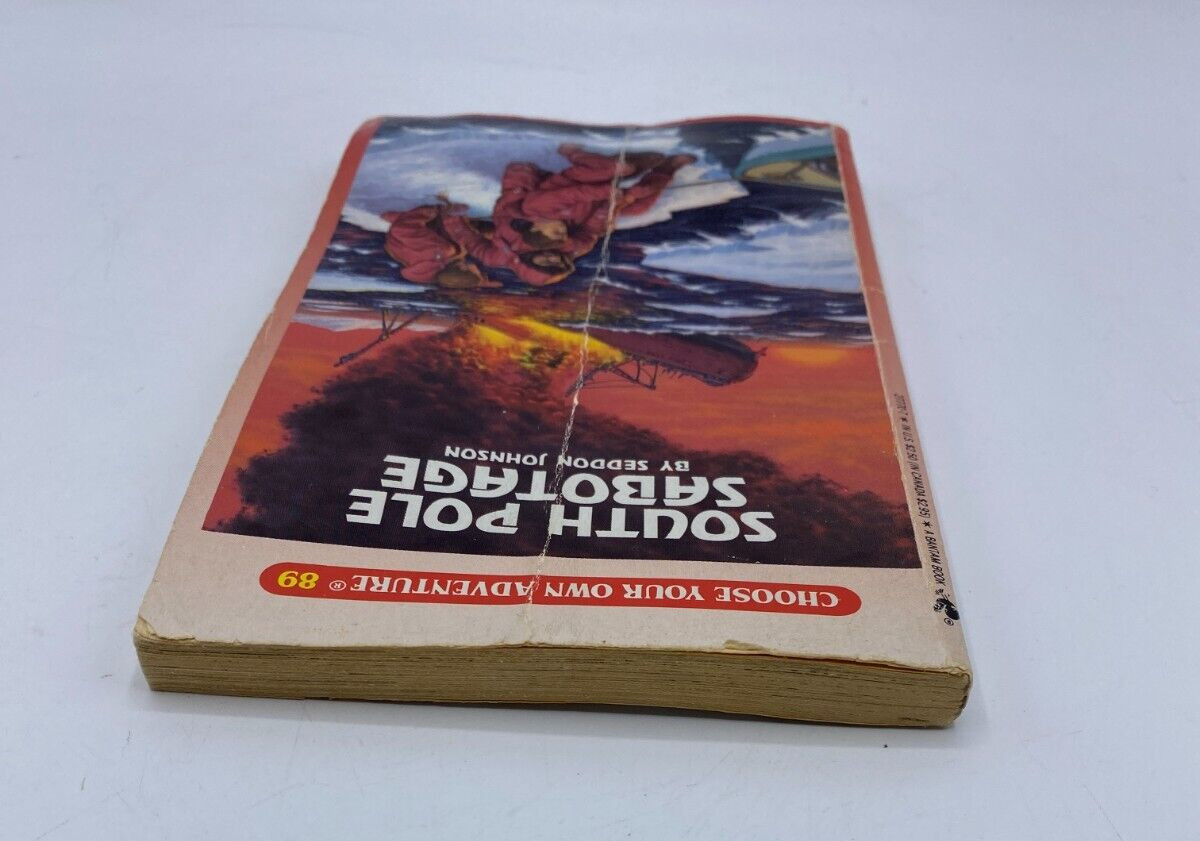 South Pole Sabotage Choose Your Own Adventure CYOA Book No 89 Seddon Johnson