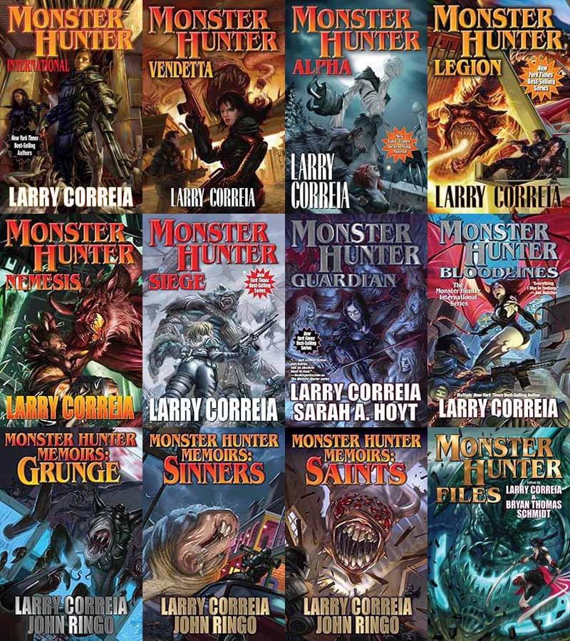The MONSTER HUNTER Series By Larry Correia — 12 MP3 Audiobook Collection