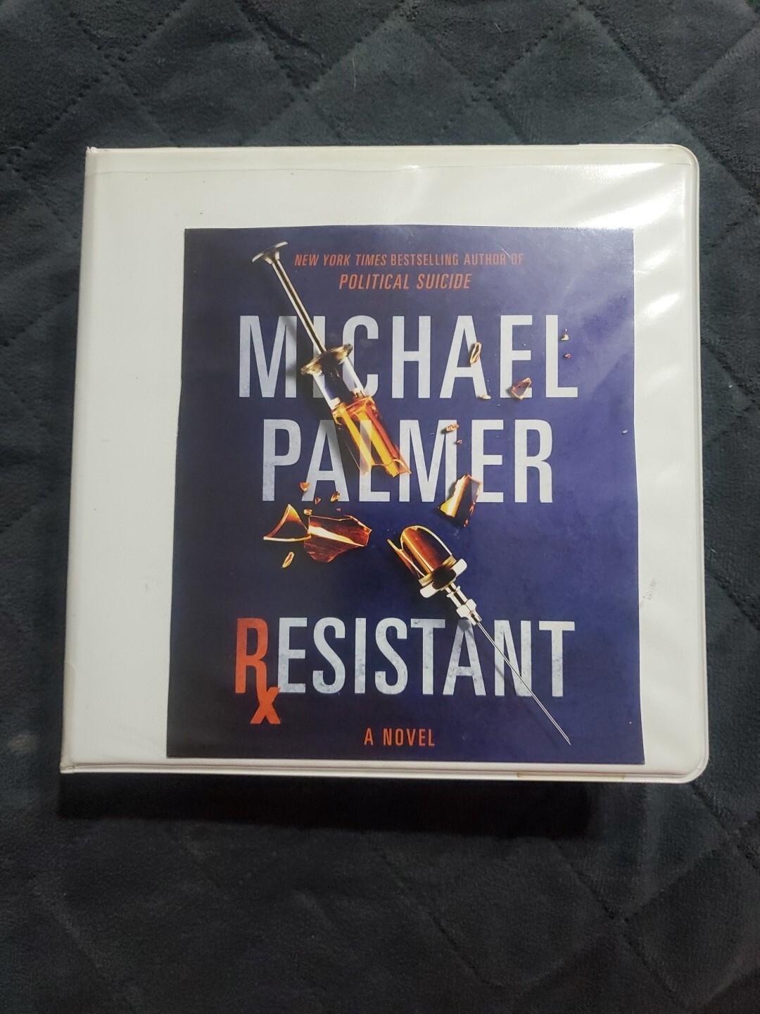 Resistant: A Novel By Michael Palmer Audio 11 CD Unabridged Ex Library Book
