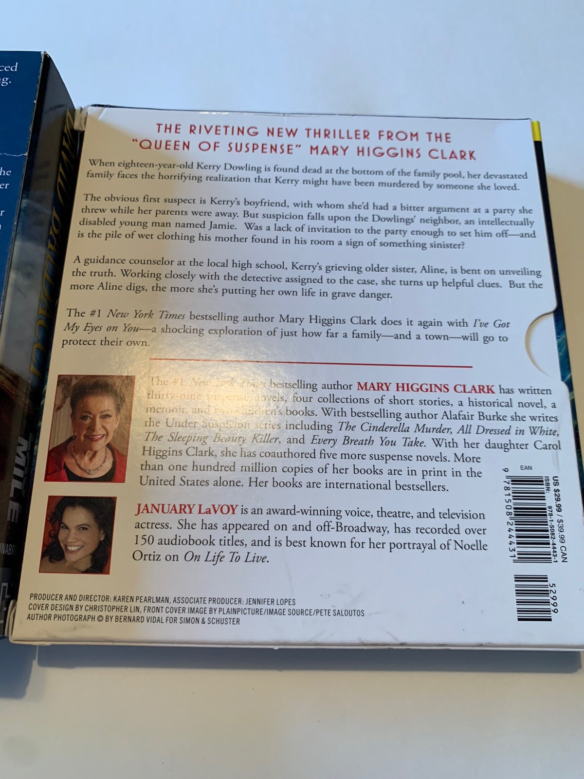 Audio Book — Mary Higgins Clark I`ve Got My Eyes On You & The Last Mile Baldacci