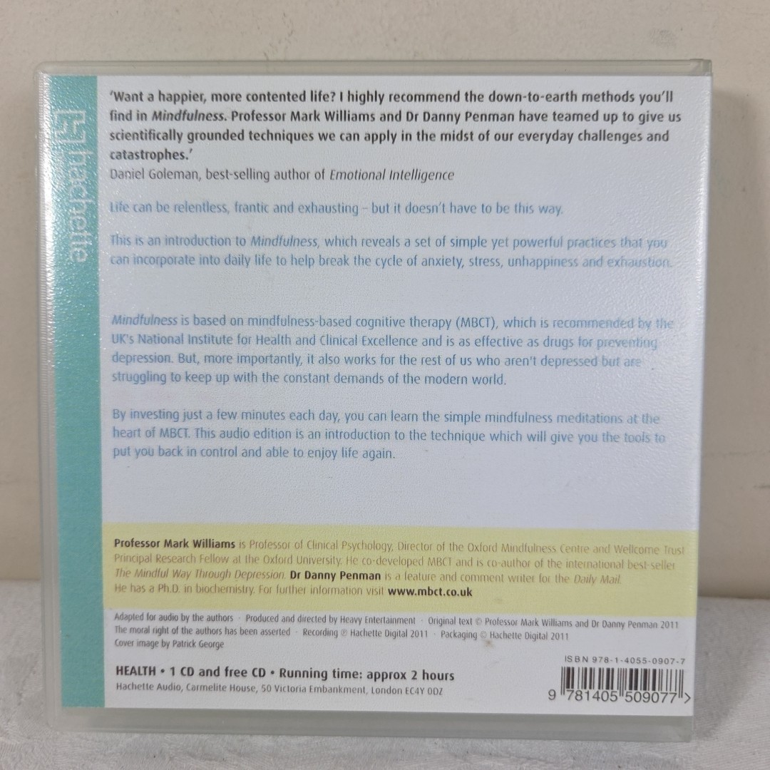 Mindfulness — Mark Williams & Danny Penman — Meditations — Audiobook — 2CDs