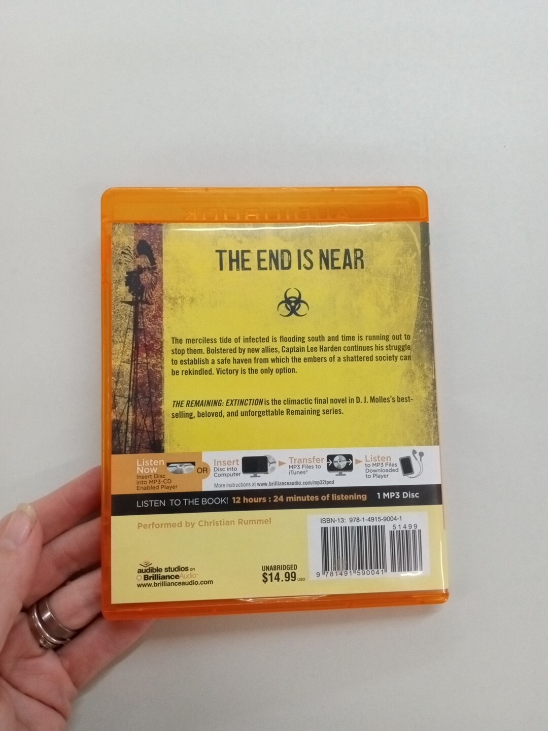 The Remaining Extinction By D.J. Molles MP3-CD Audiobook