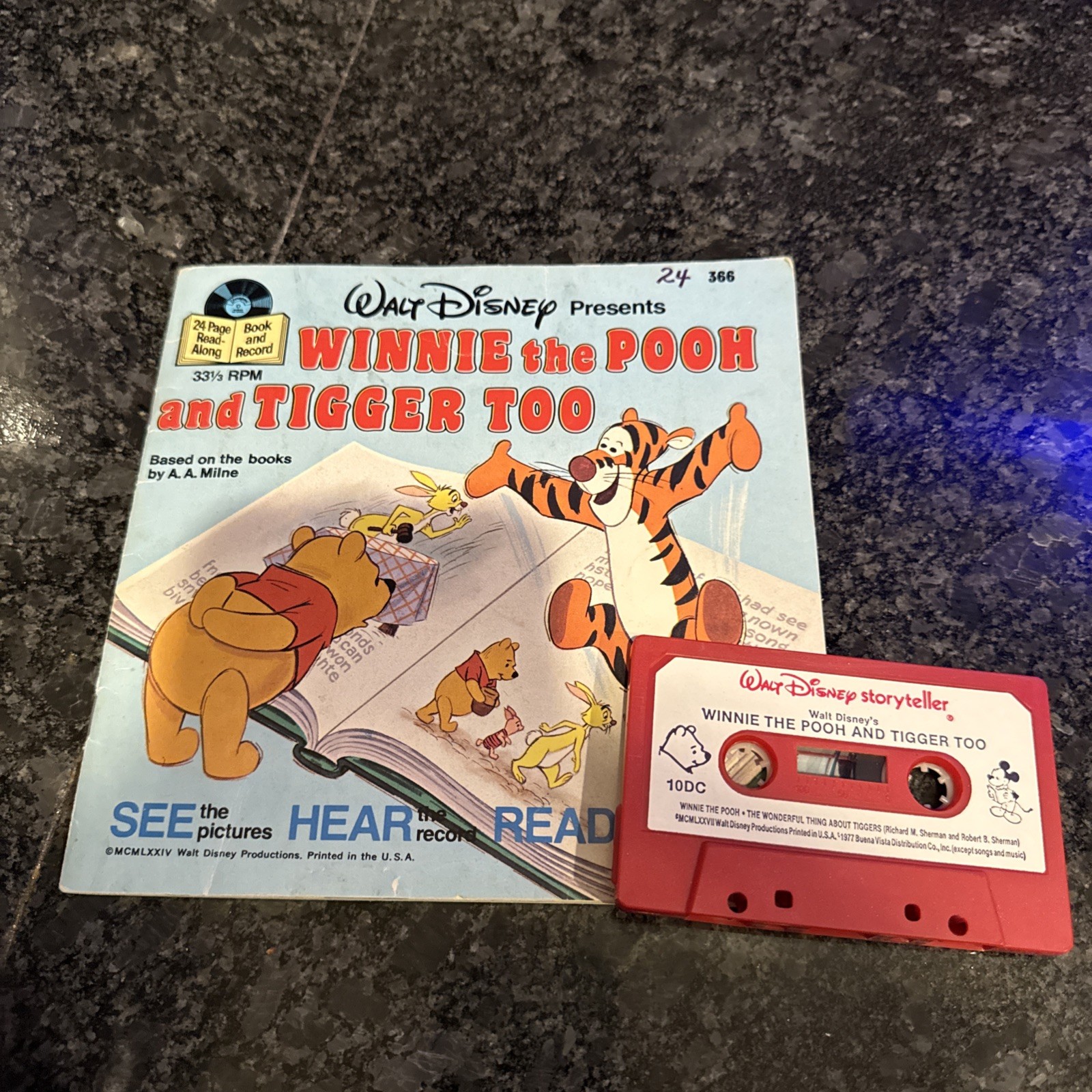 Disney — Read-Along Storybooks & Cassette Tapes-2 Books 2 Tapes (set)