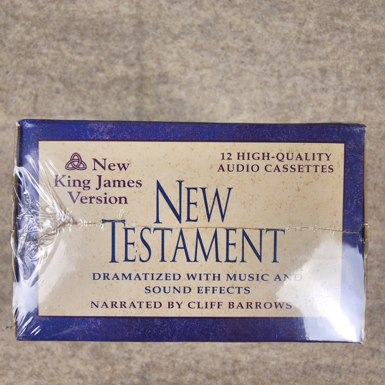 New Testament by Cliff Barrows (1993, Audio Cassette) NKJV Nelson Audio Library