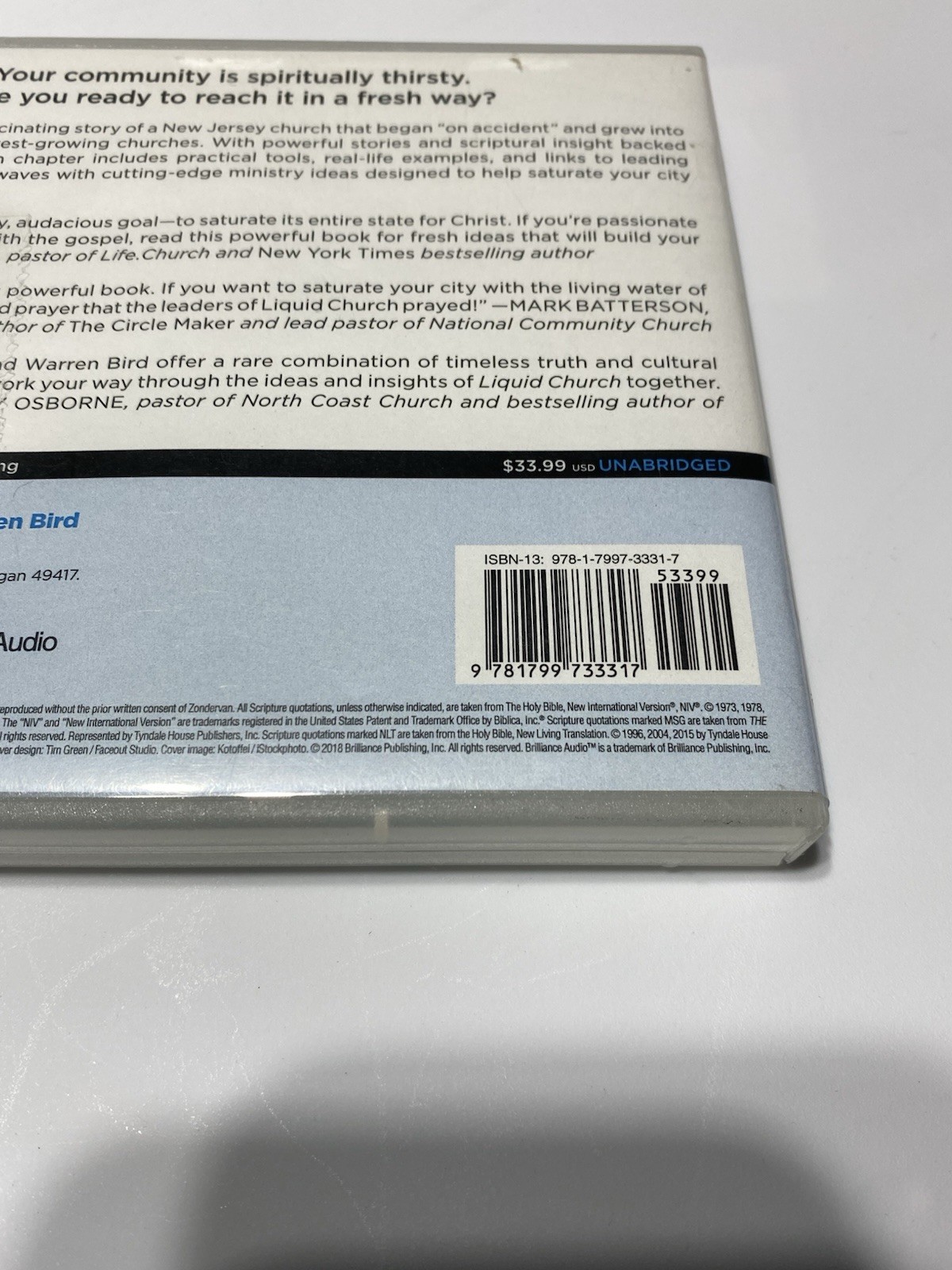 Liquid Church Tim Lucas 7 CD Audiobook 2019 Christian Ministry Warren Bird New