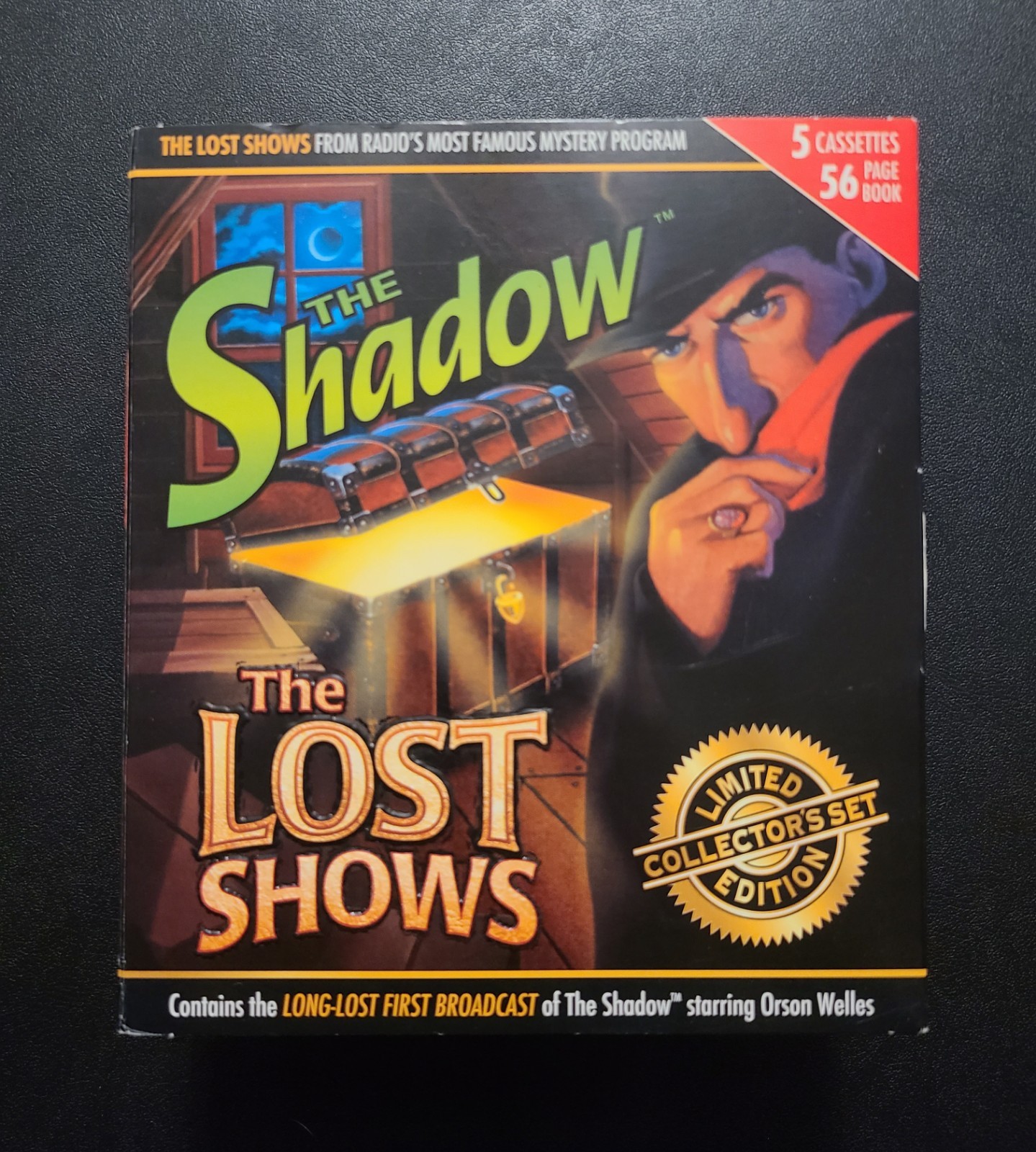 The Shadow: The Lost Shows (5 Cassette Set) 1940’s Mystery Drama Radio Show