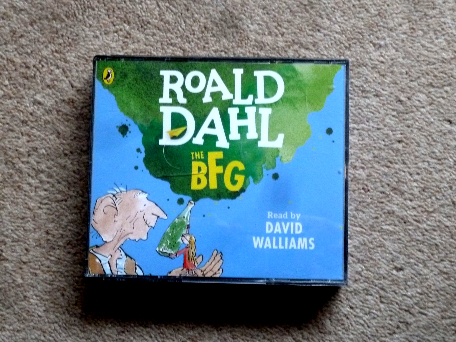 ROALD DAHL — THE BFG — AUDIO BOOKS — TALKING BOOKS — ( 4 CDS )
