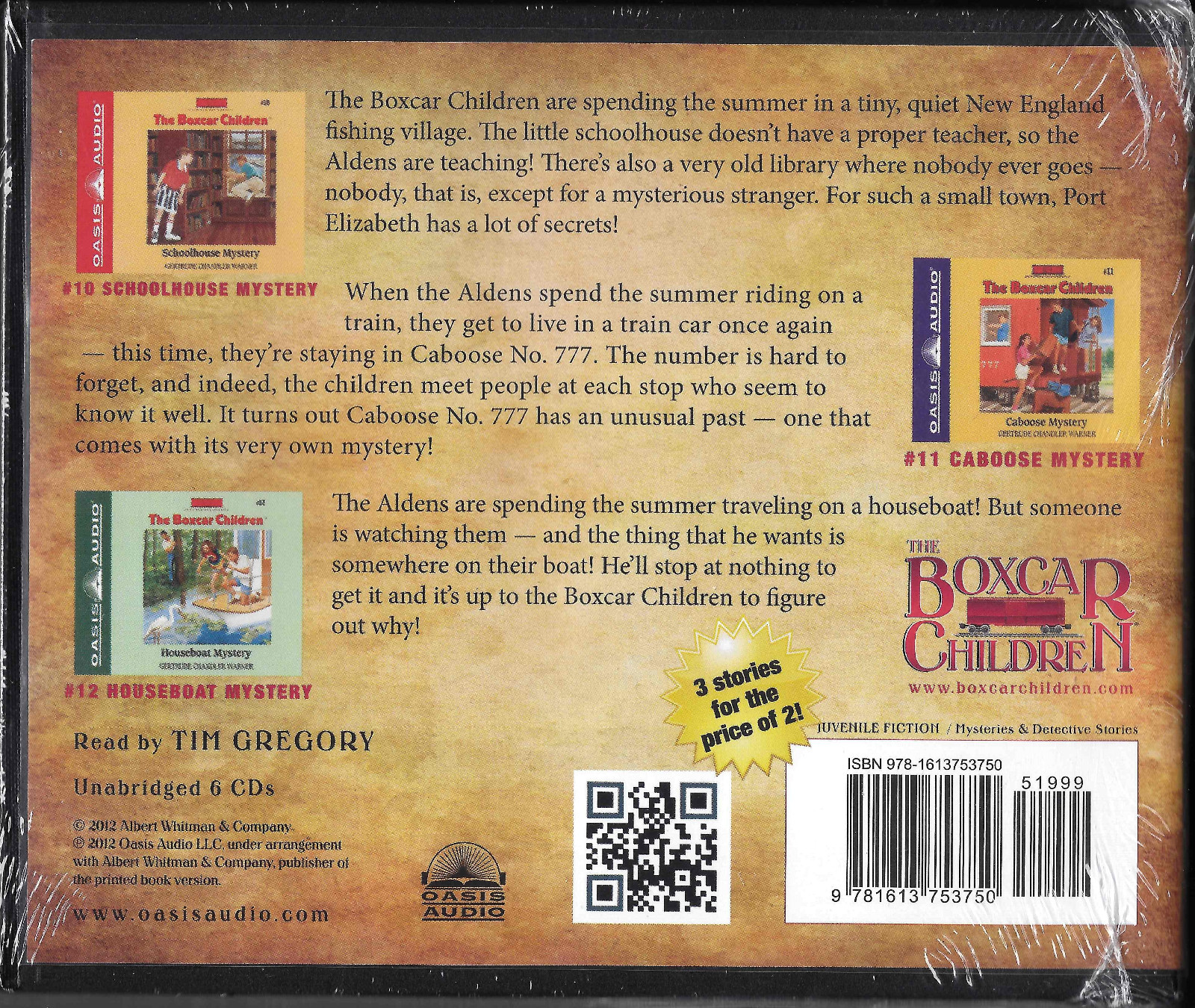 NEW The Boxcar Children Collection Volume 4 CD Gertrude Chandler Warner Audio