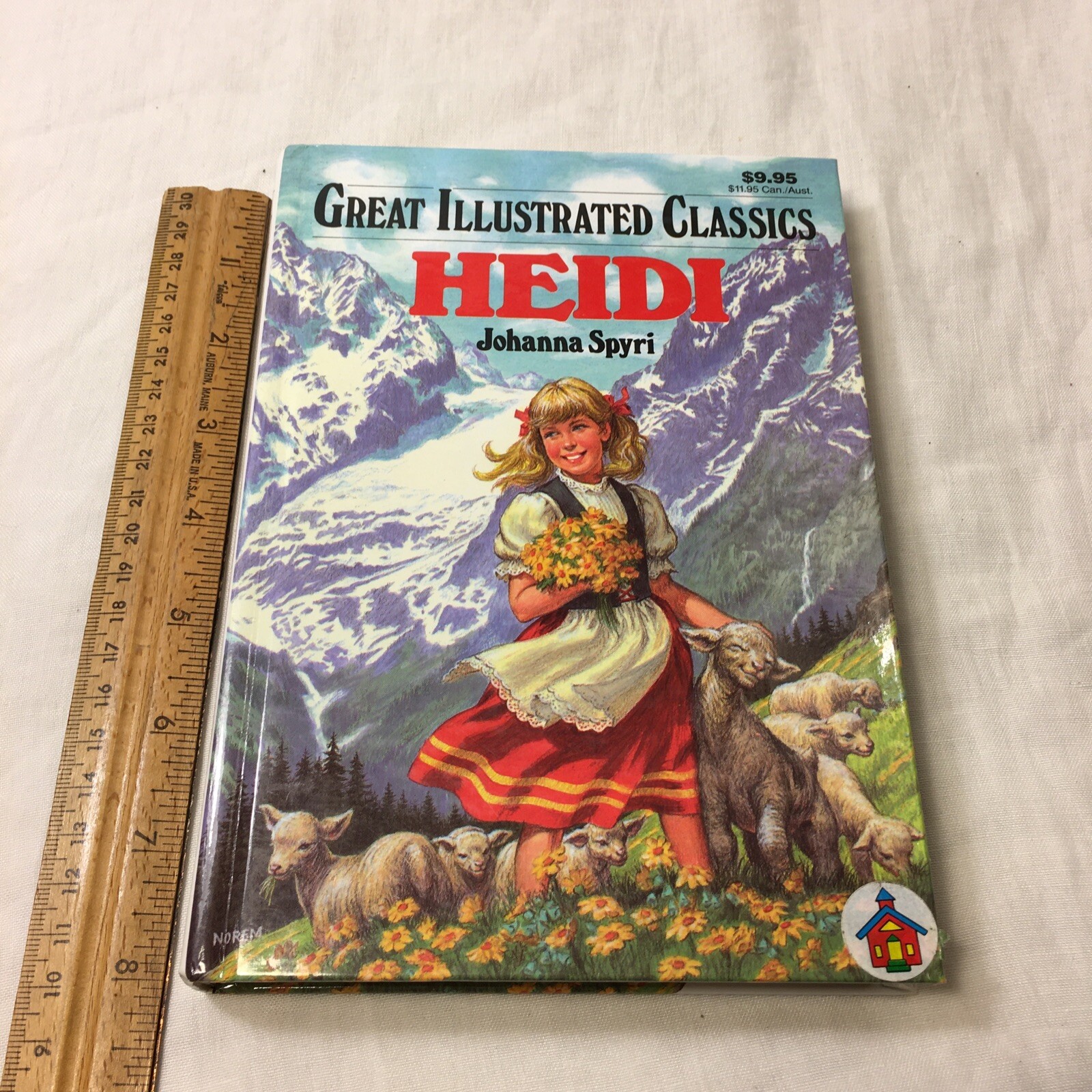 Great Illustrated Classics: Heidi by Johanna Spyri (1990, Hardcover)