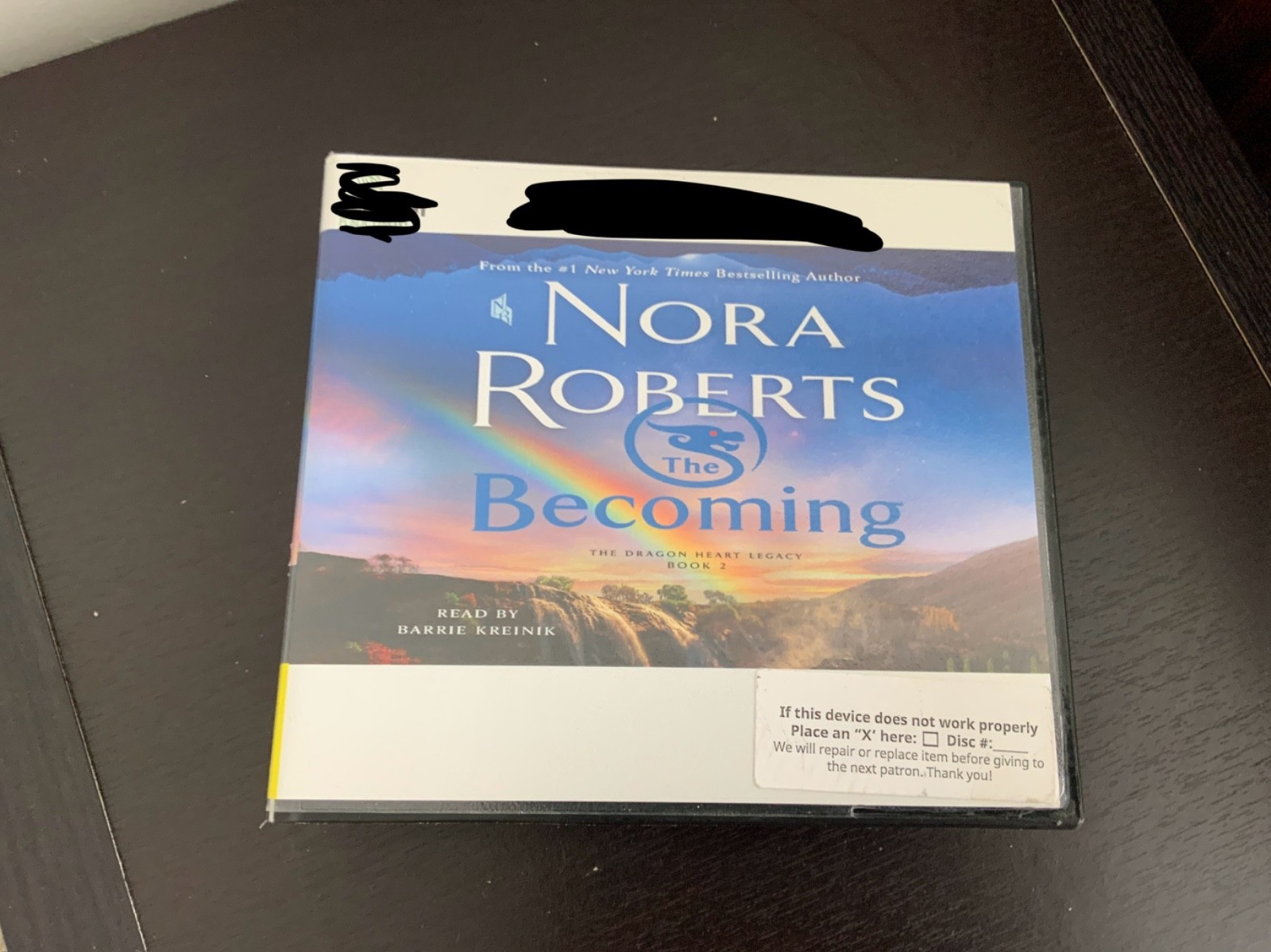 Becoming : The Dragon Heart Legacy, Book 2 by Nora Roberts (2021, Compact Disc)