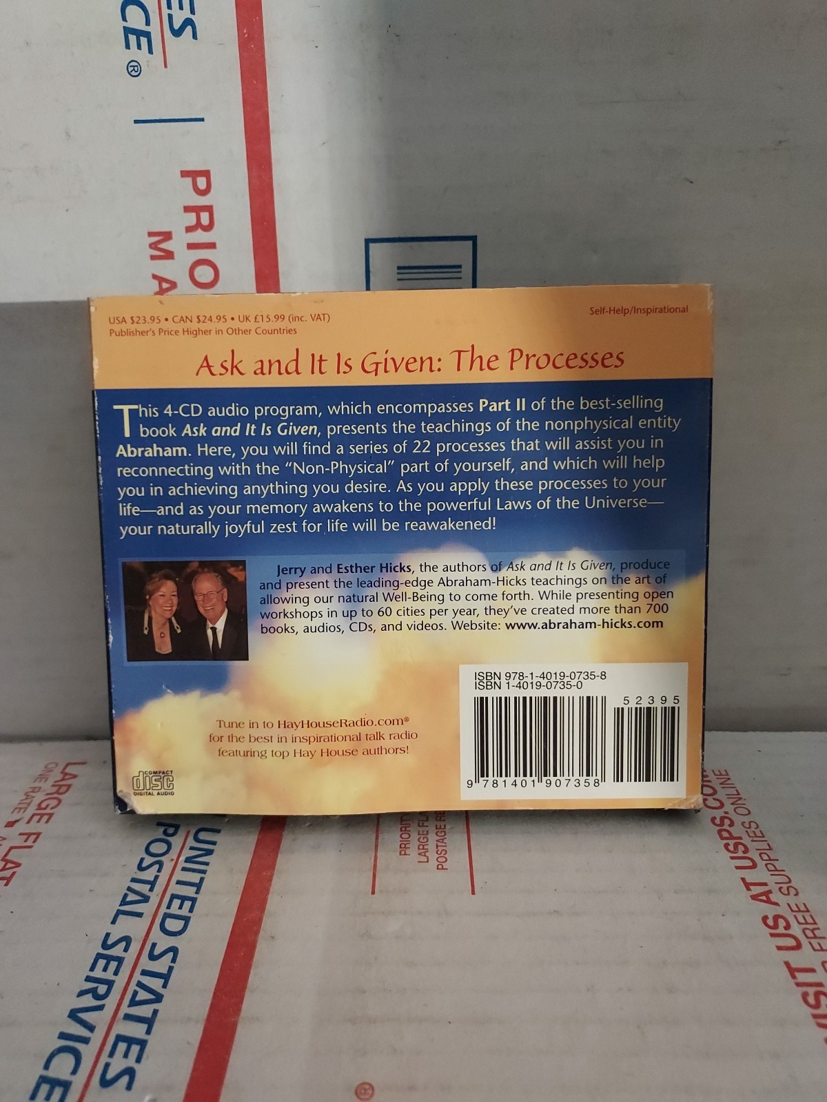 ASK AND IT IS GIVEN — Part II — The Processes — Unabridged 4-CD set Used — #162g