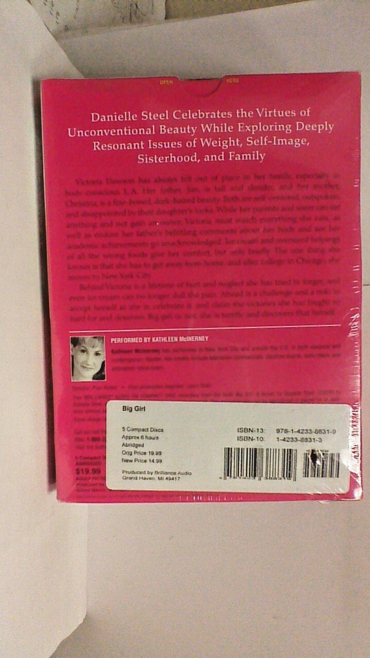 NEW *Sealed* Audio Book on CDs BIG GIRL Danielle Steel