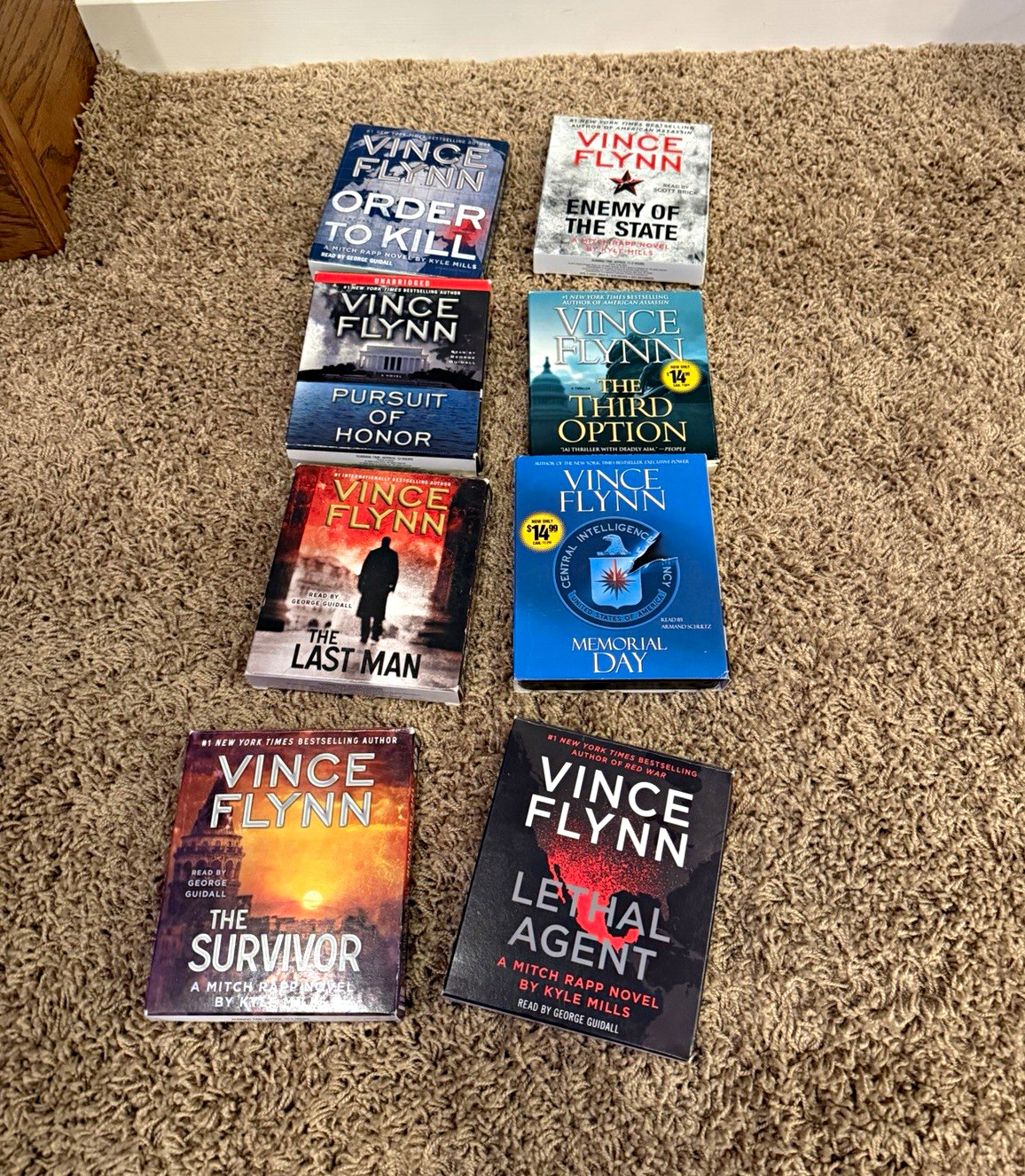Vince Flynn Mitch Rapp Series Unabridged Audiobook English Thriller