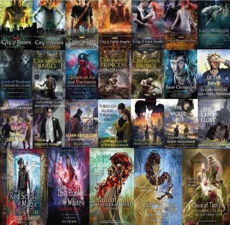 CASSANDRA CLARE UNABRIDGED AUDIOBOOK COLLECTION (26 BOOKS OVER 400 HOURS)