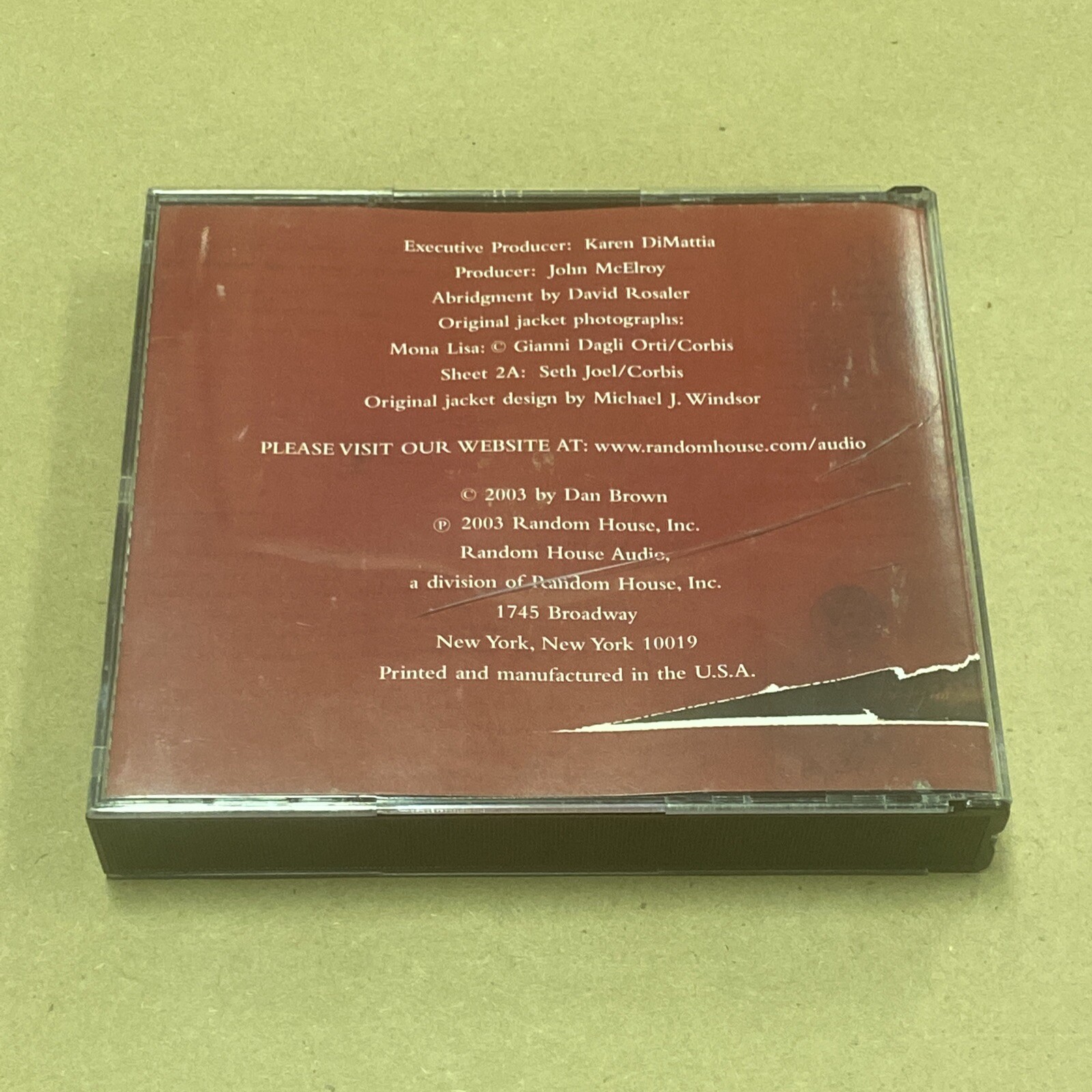 Robert Langdon Ser.: The Da Vinci Code by Dan Brown (2003, Compact Disc,…