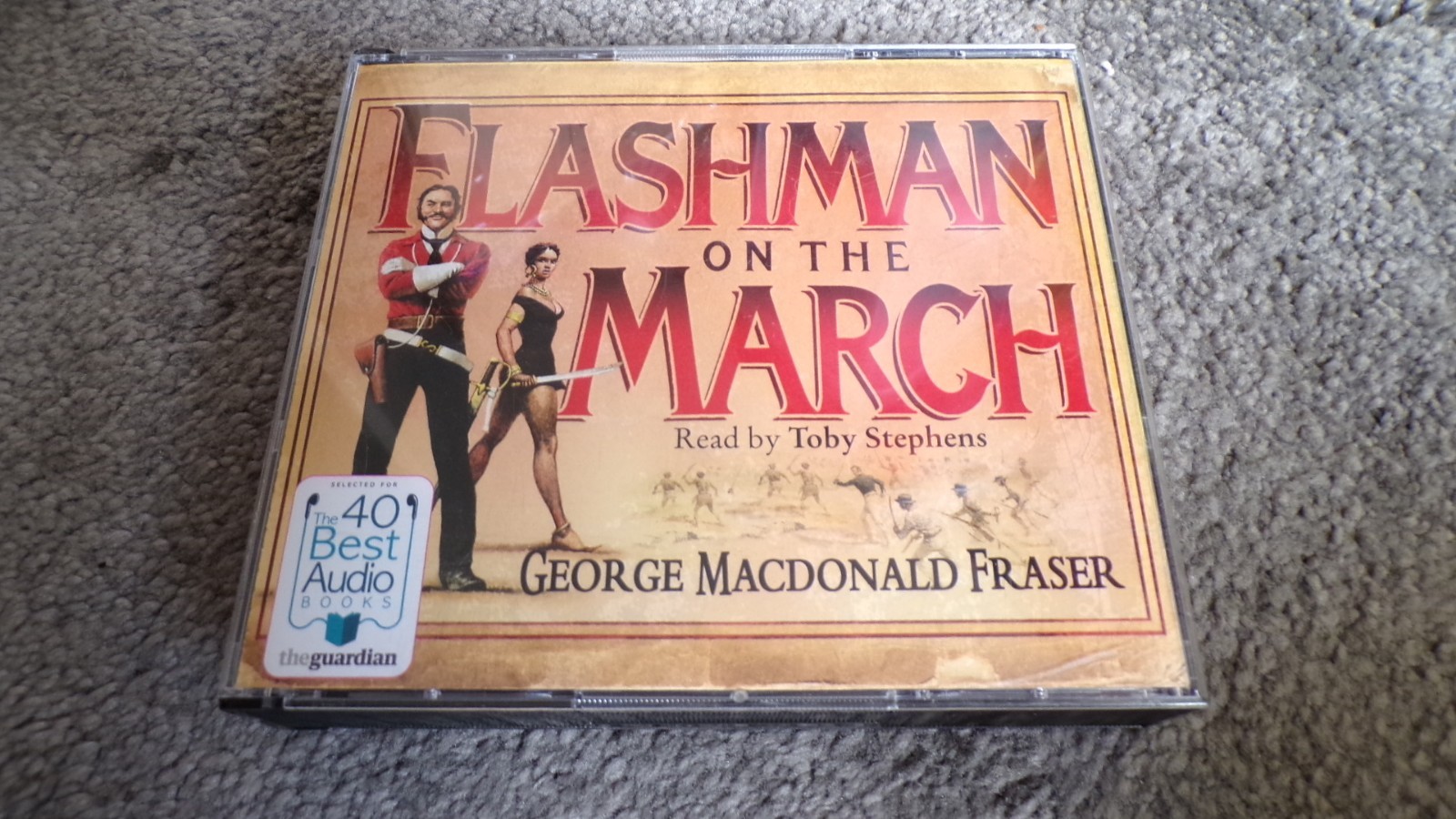 Flashman on the March (Flashman 12) by George MacDonald Fraser CD-Audio Book