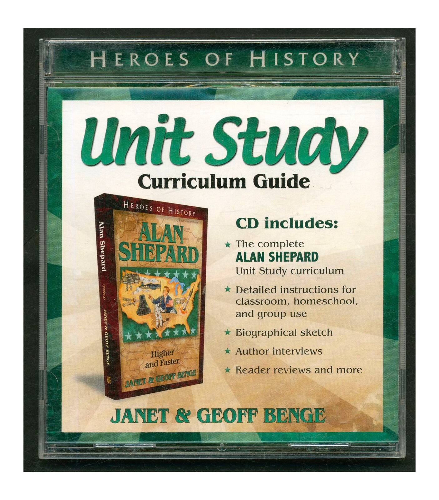 Heroes of History — Unit Study Curriculum Guide CD-ROM Alan Shepard