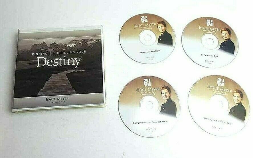 Finding & Fulfilling Your Destiny by Joyce Meyer 4 CD Audio Book — Free Shipping