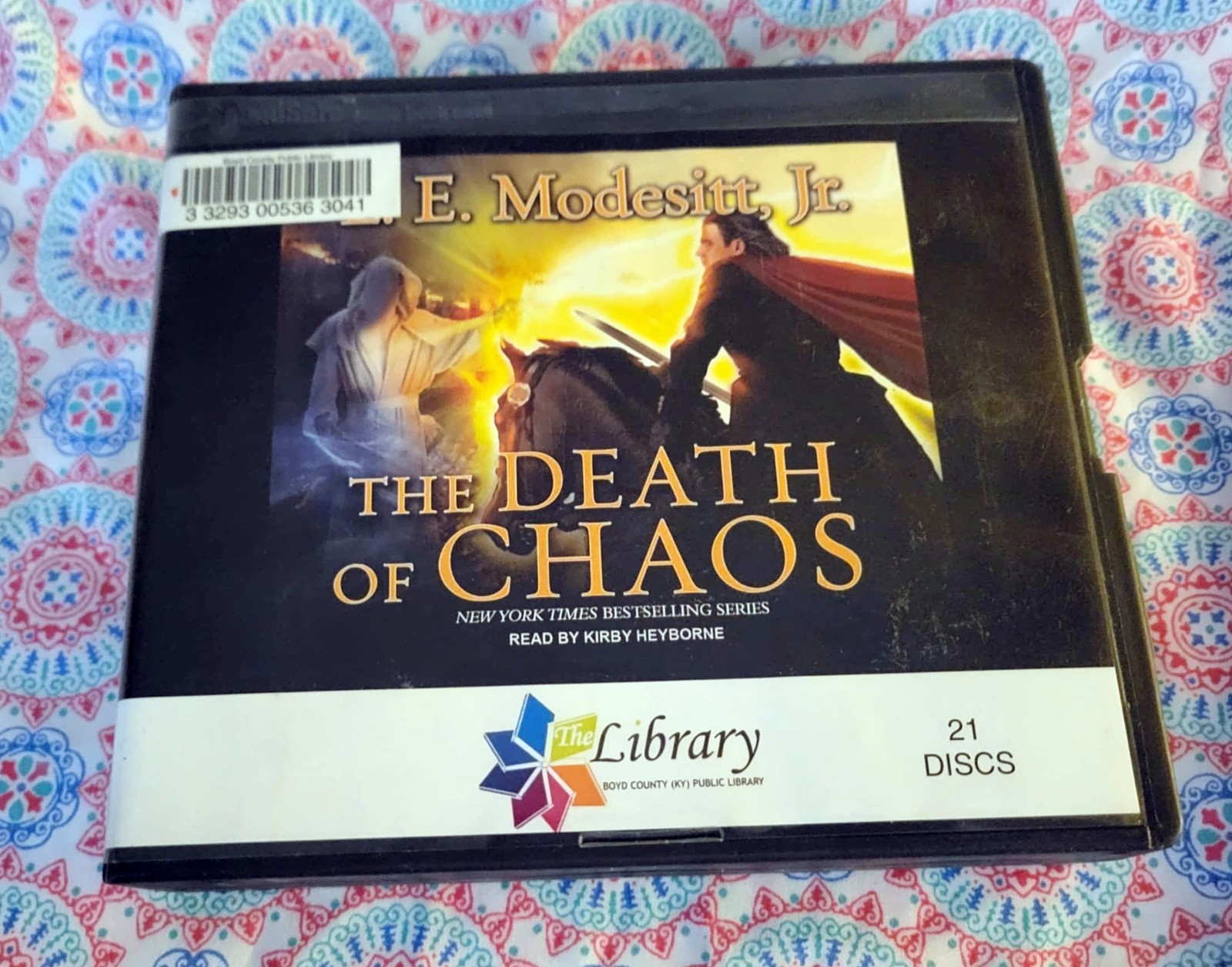 Death of Chaos LE Modesitt Jr Saga of Recluce 5 2014 Fantasy Audio CD