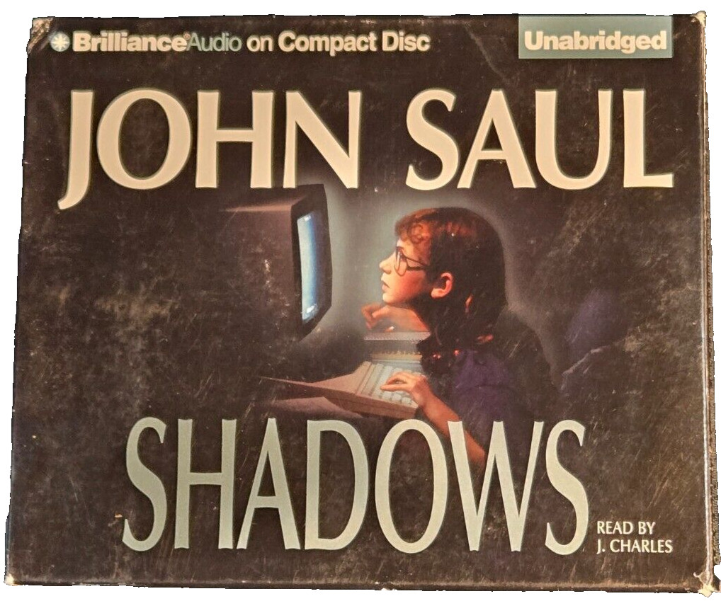 Brilliance Audio John Saul «Shadows» Read by J. Charles 10 Disc Audiobook Set