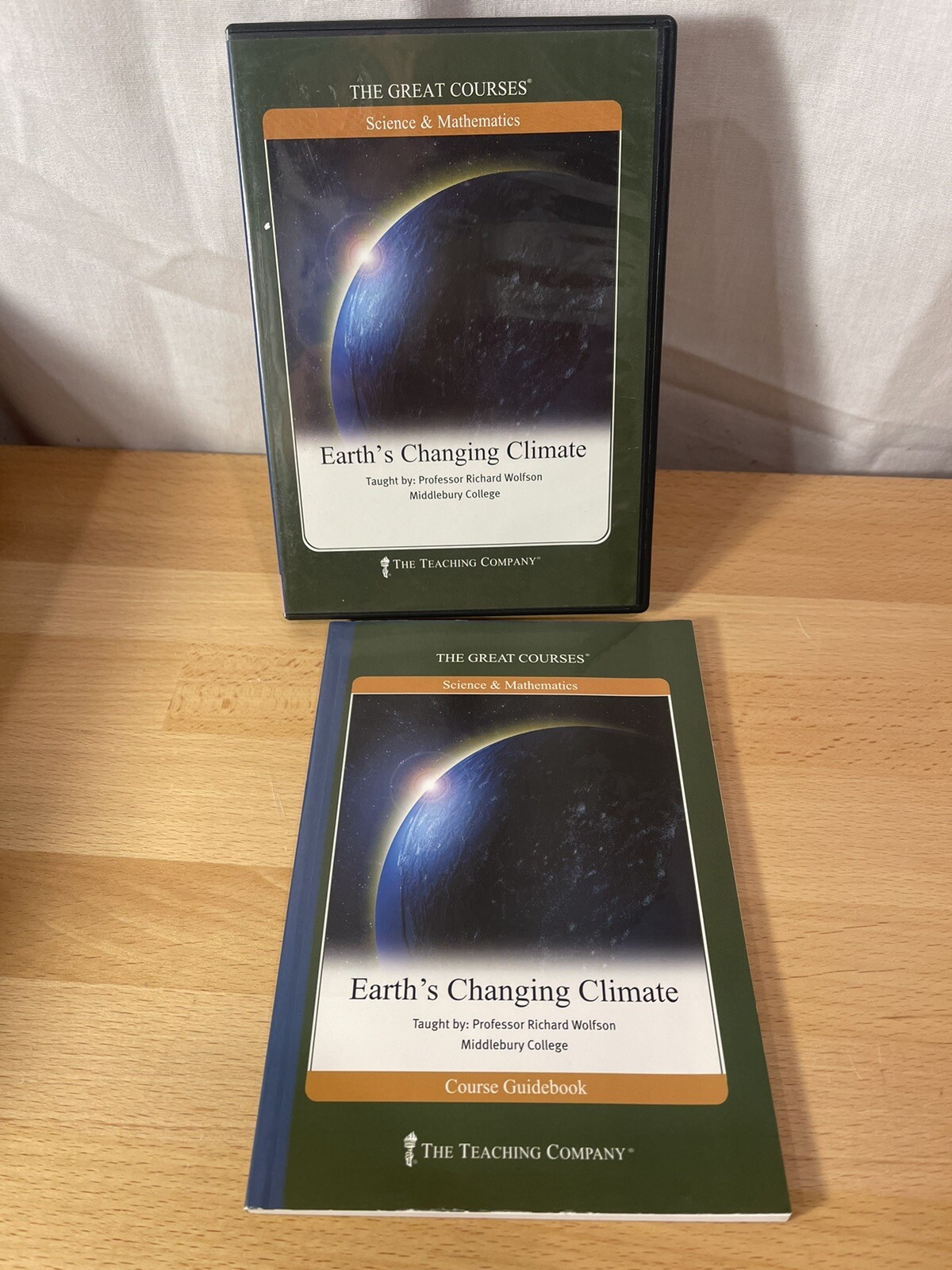The Great Courses: Earth’s Changing Climate 2 Disc Set With Course Guide Book